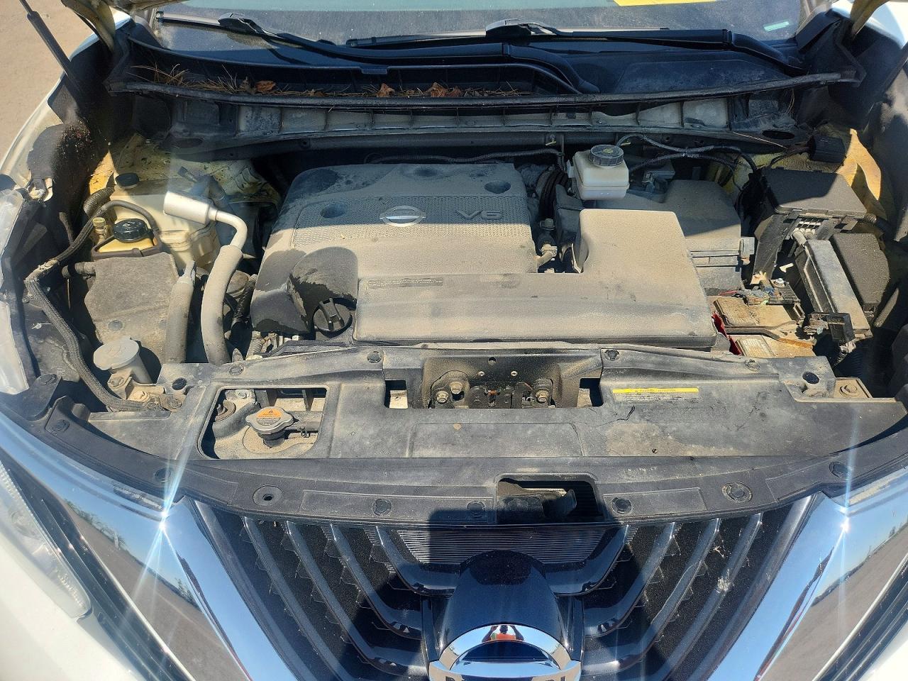 2015 Nissan Murano S Белый vin: 5N1AZ2MH7FN253085