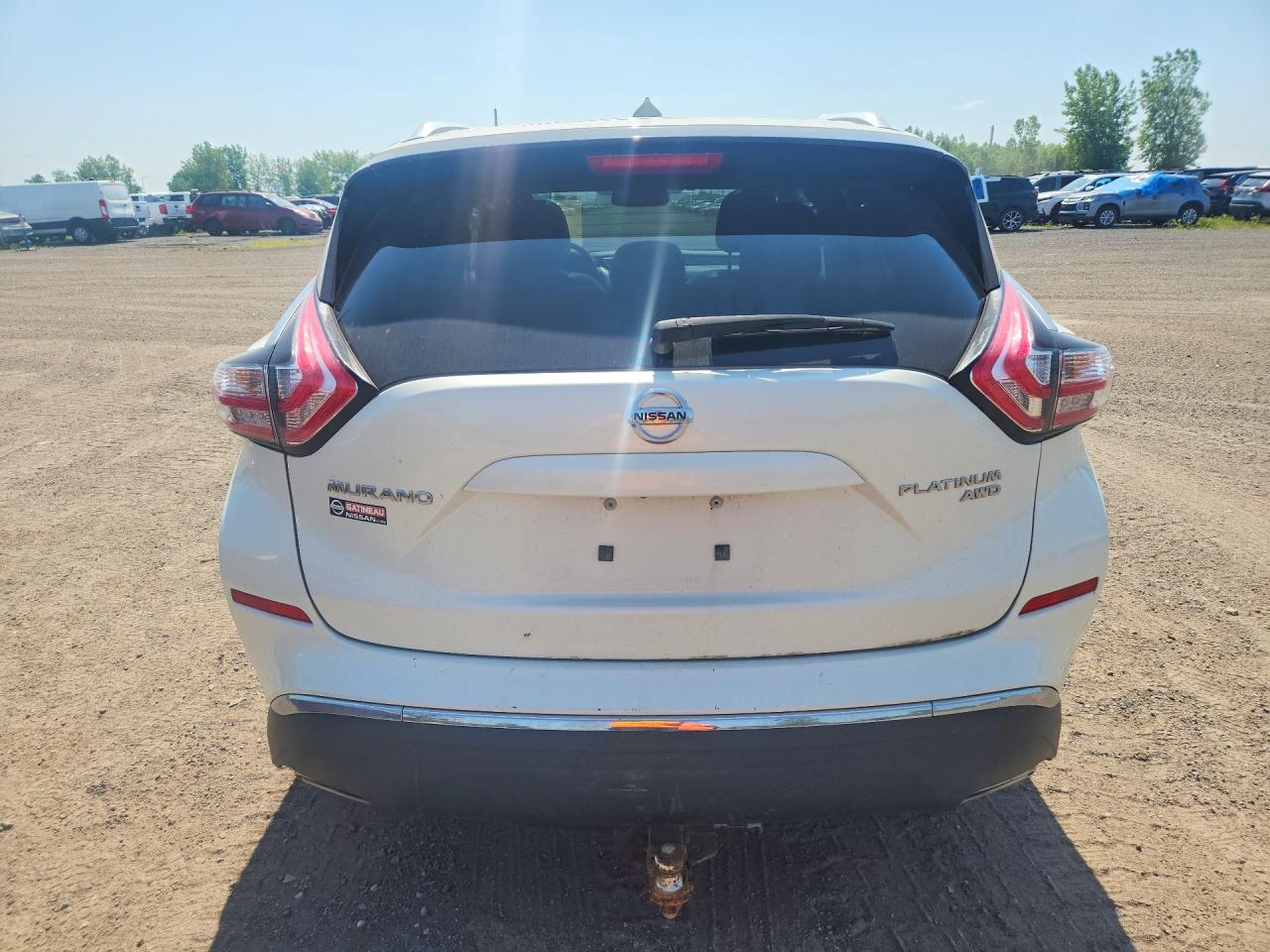 2015 Nissan Murano S Белый vin: 5N1AZ2MH7FN253085