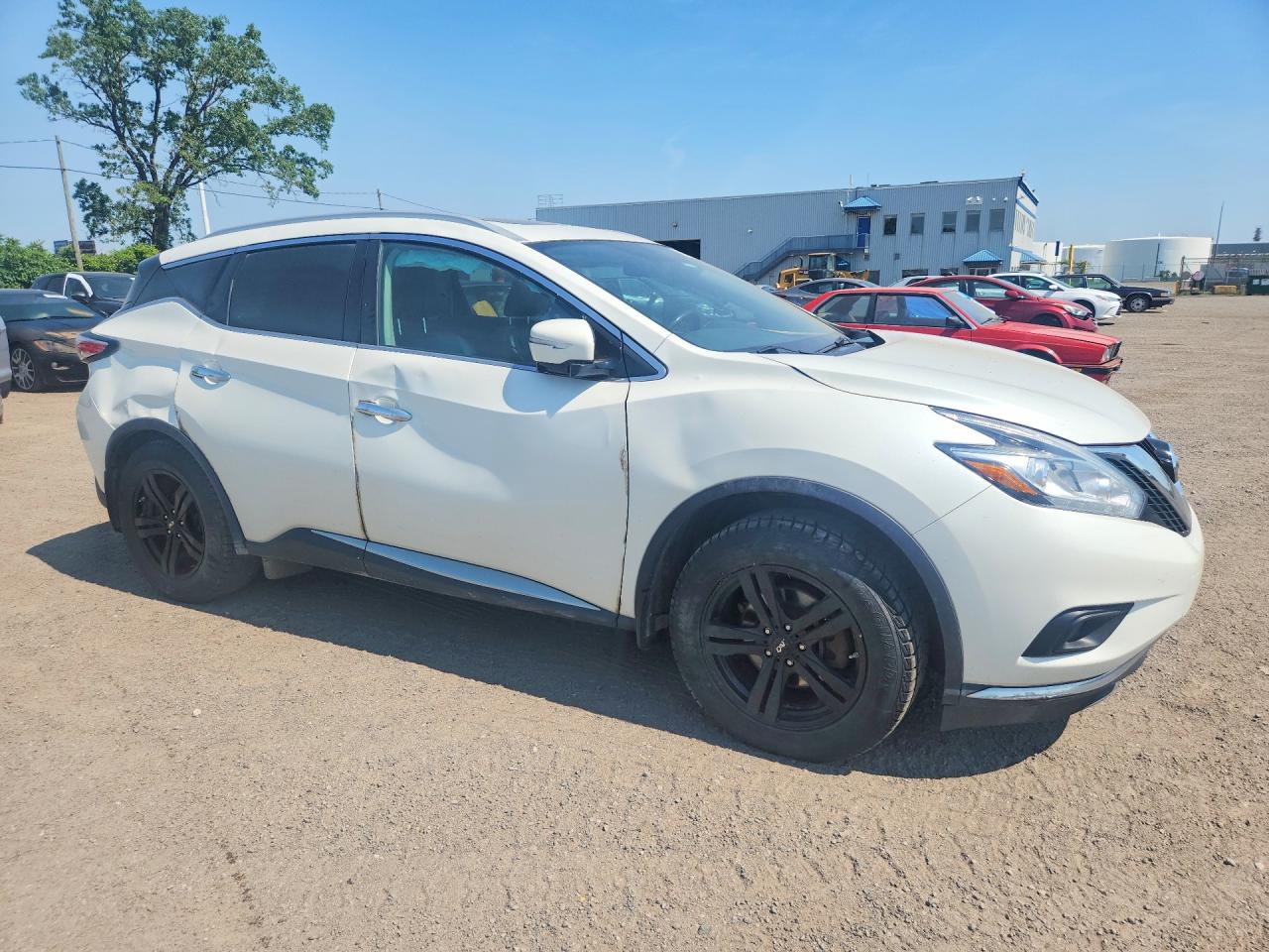 2015 Nissan Murano S Белый vin: 5N1AZ2MH7FN253085