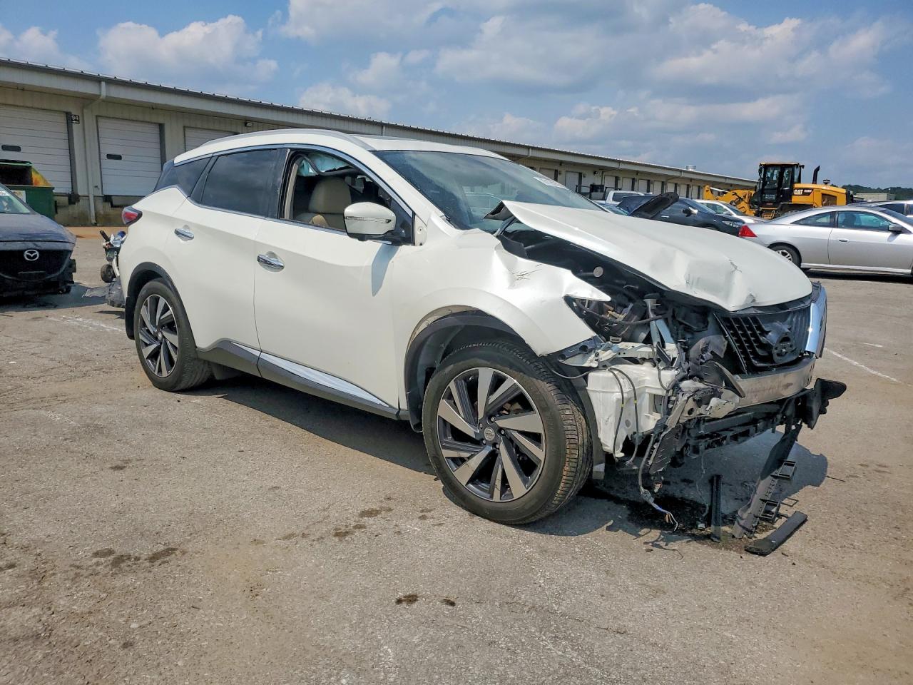 2015 Nissan Murano Platinum White vin: 5N1AZ2MH7FN254947