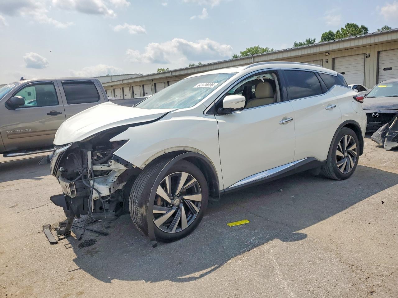 2015 Nissan Murano Platinum White vin: 5N1AZ2MH7FN254947
