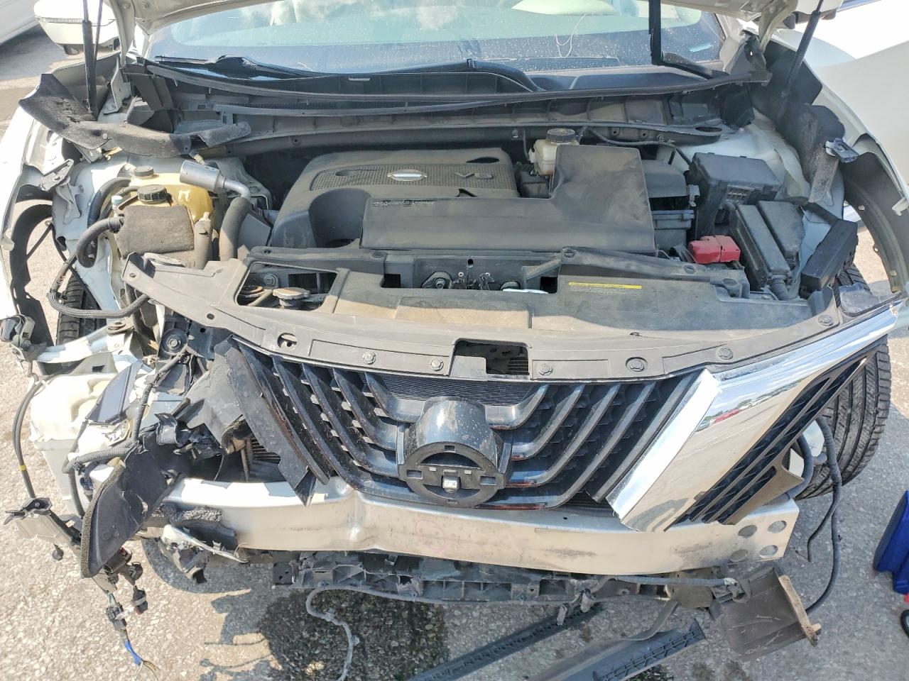 2015 Nissan Murano Platinum White vin: 5N1AZ2MH7FN254947