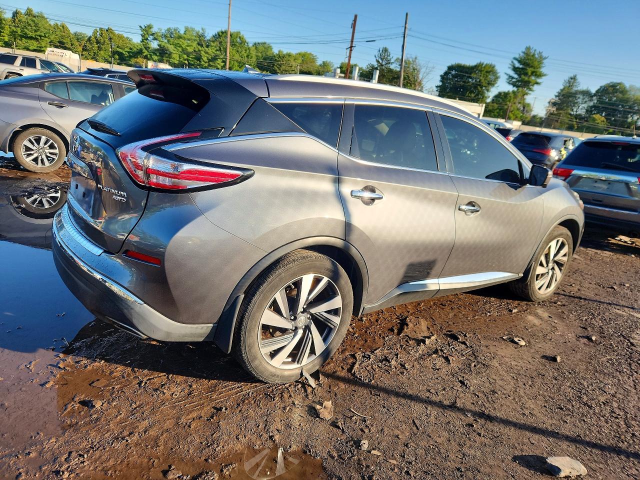 2015 Nissan Murano Platinum Gray vin: 5N1AZ2MH7FN256424