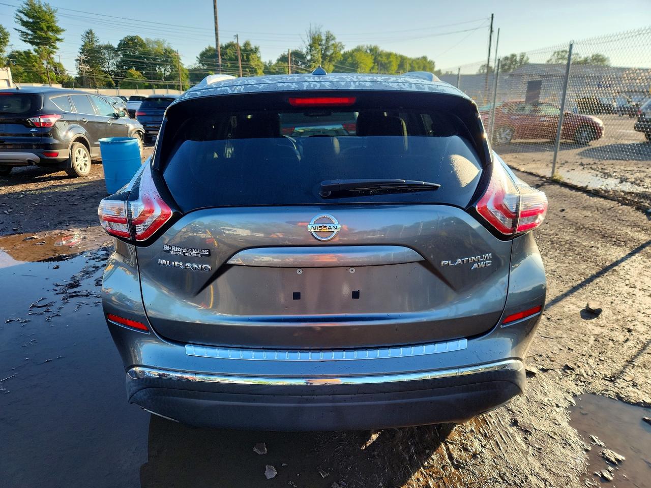 2015 Nissan Murano Platinum Gray vin: 5N1AZ2MH7FN256424