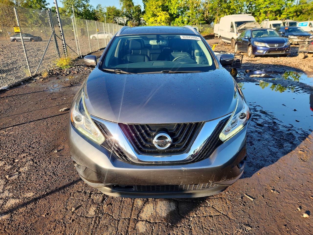 2015 Nissan Murano Platinum Gray vin: 5N1AZ2MH7FN256424