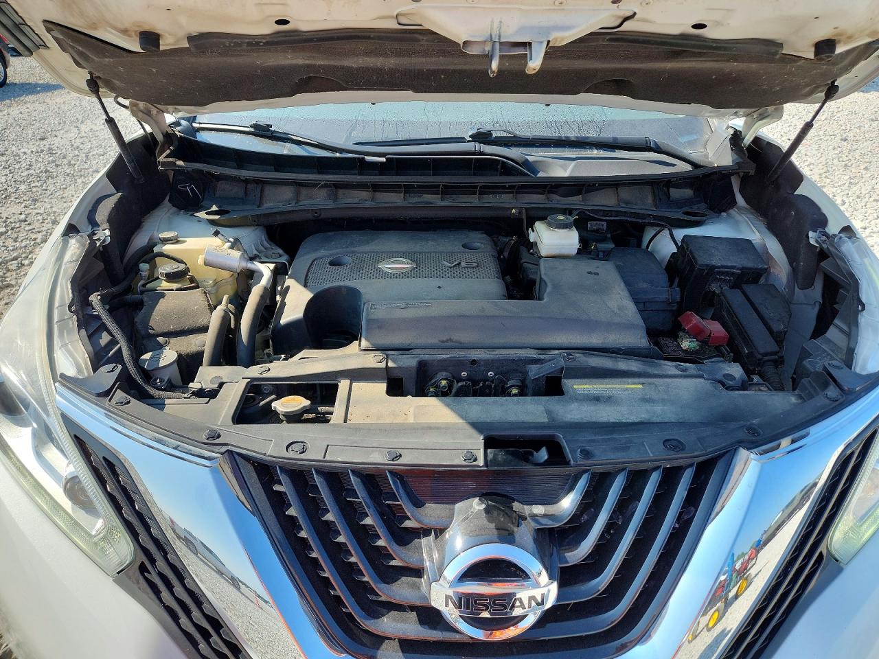 2015 Nissan Murano Sl White vin: 5N1AZ2MH7FN263695