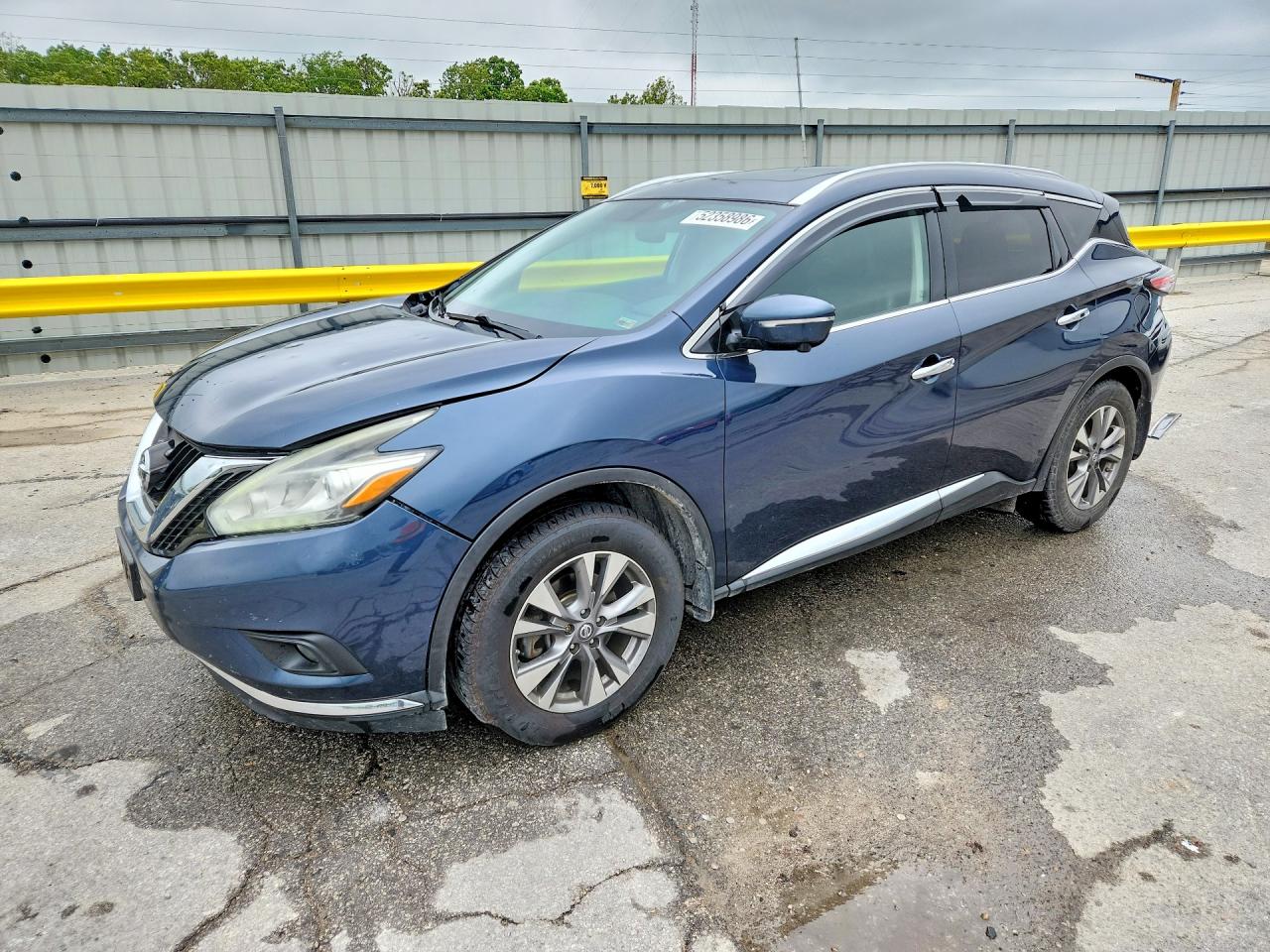 2015 Nissan Murano S/sl/sv/platinum Blue vin: 5N1AZ2MH7FN267293