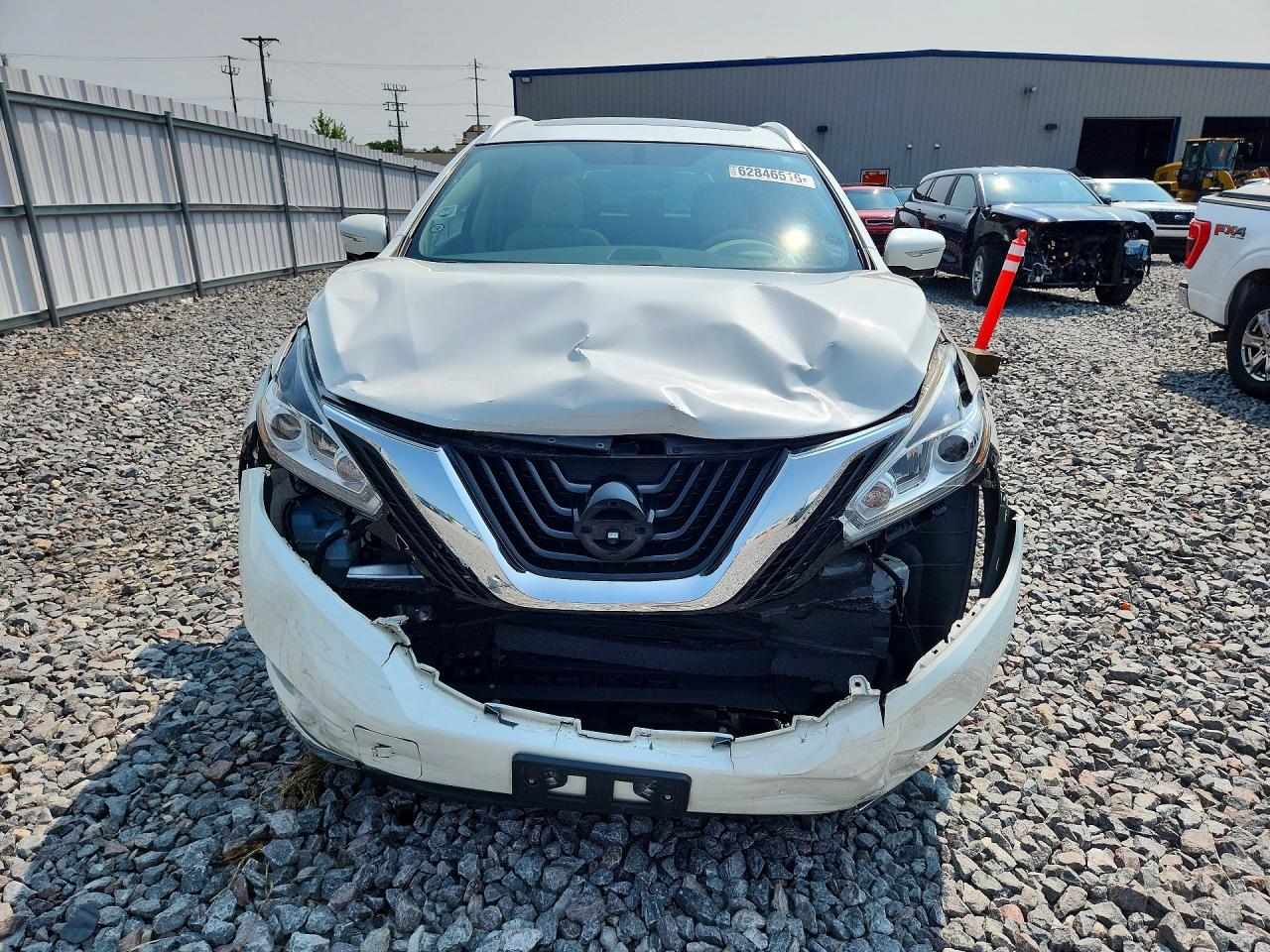 2015 Nissan Murano Platinum White vin: 5N1AZ2MH7FN271103
