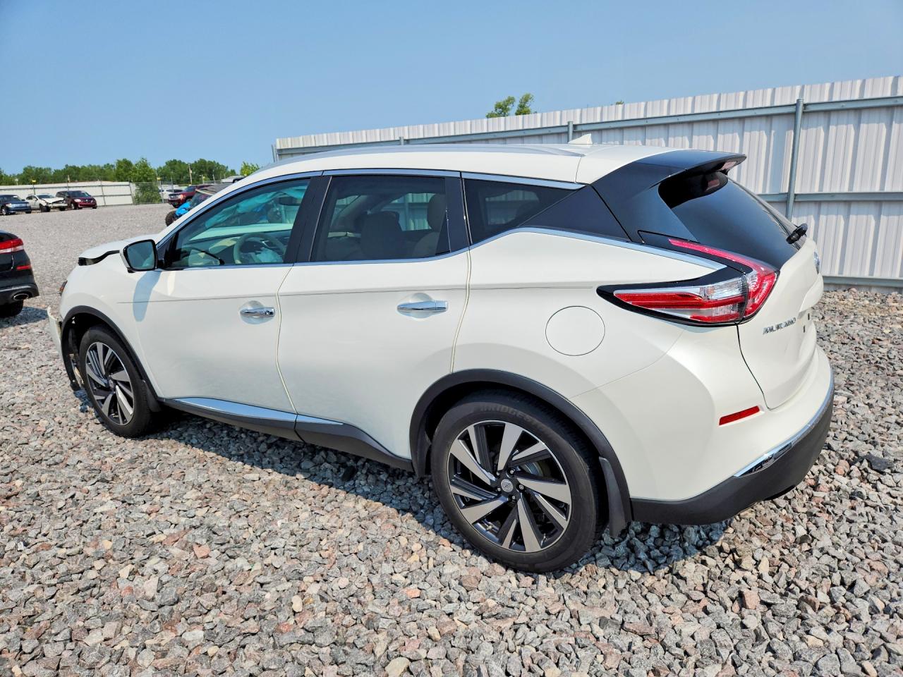 2015 Nissan Murano Platinum White vin: 5N1AZ2MH7FN271103