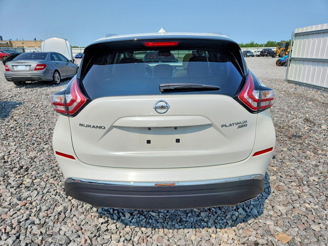 2015 Nissan Murano Platinum White vin: 5N1AZ2MH7FN271103