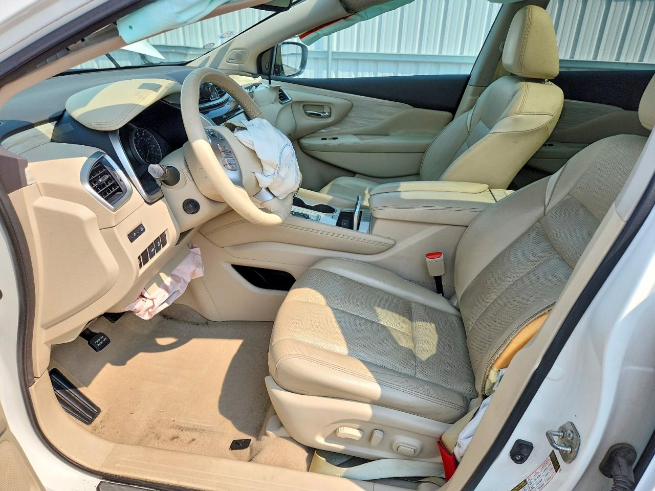 2015 Nissan Murano Platinum White vin: 5N1AZ2MH7FN271103
