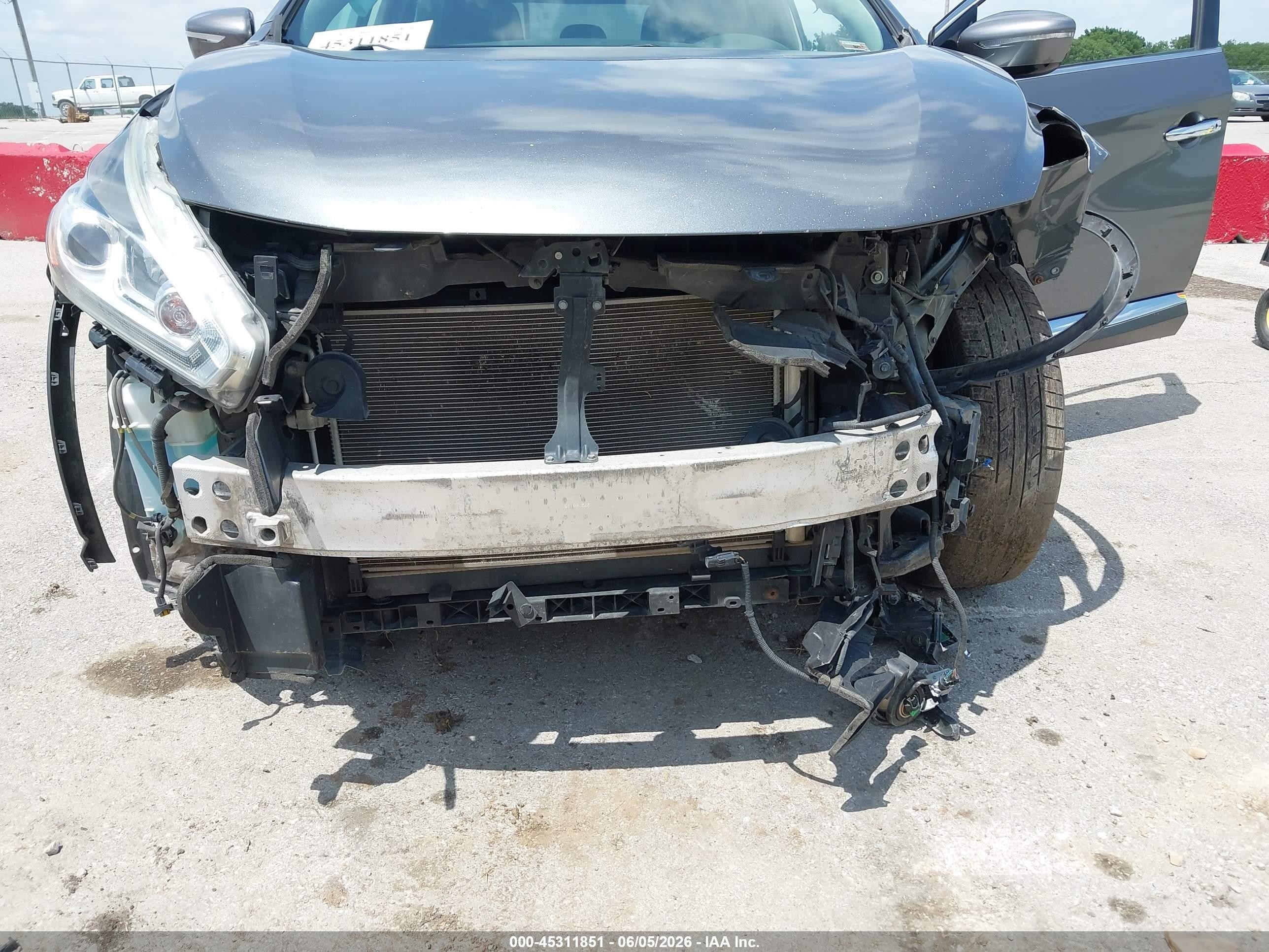 2015 Nissan Murano S Gray vin: 5N1AZ2MH7FN275247
