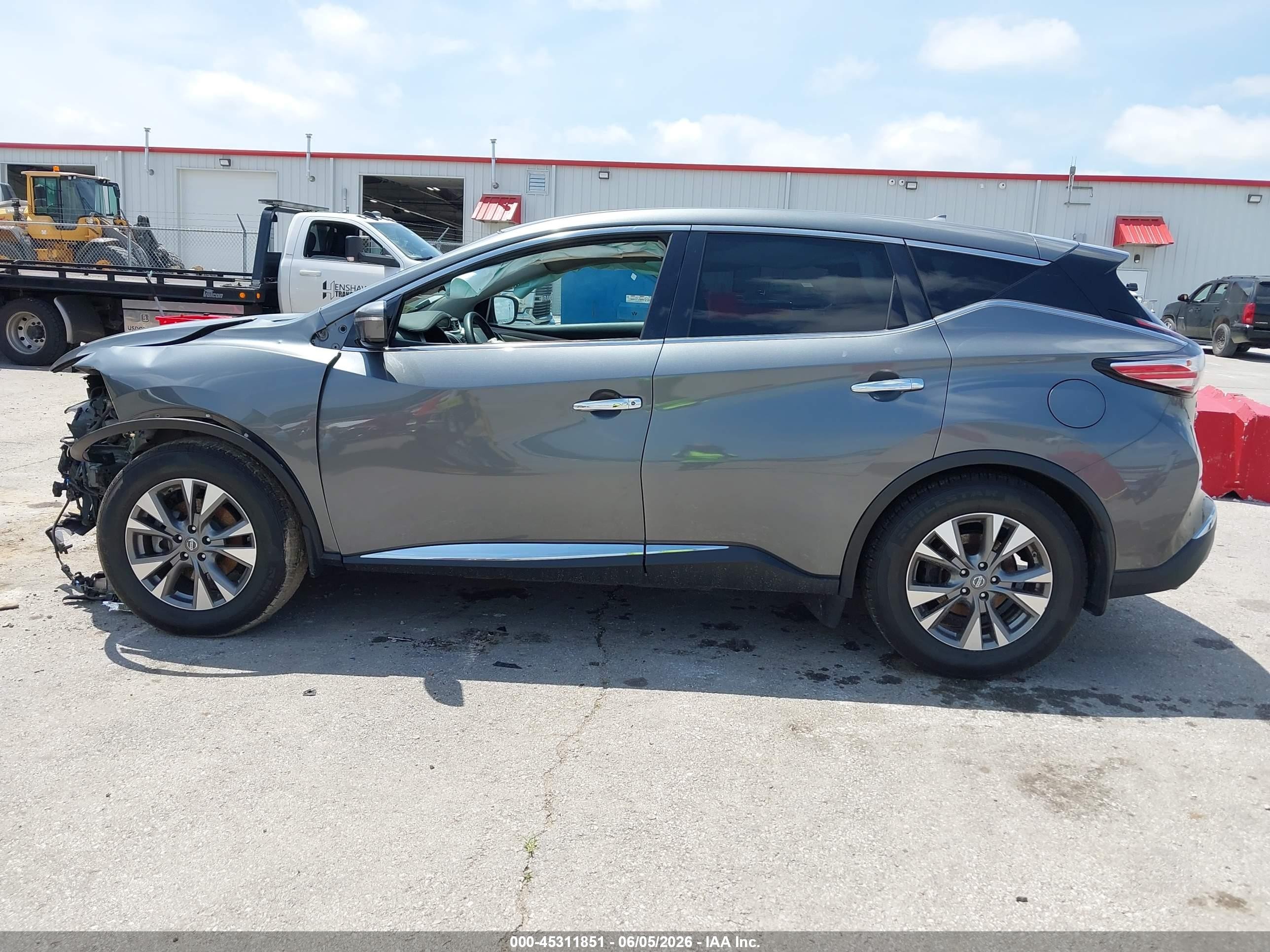 2015 Nissan Murano S Gray vin: 5N1AZ2MH7FN275247