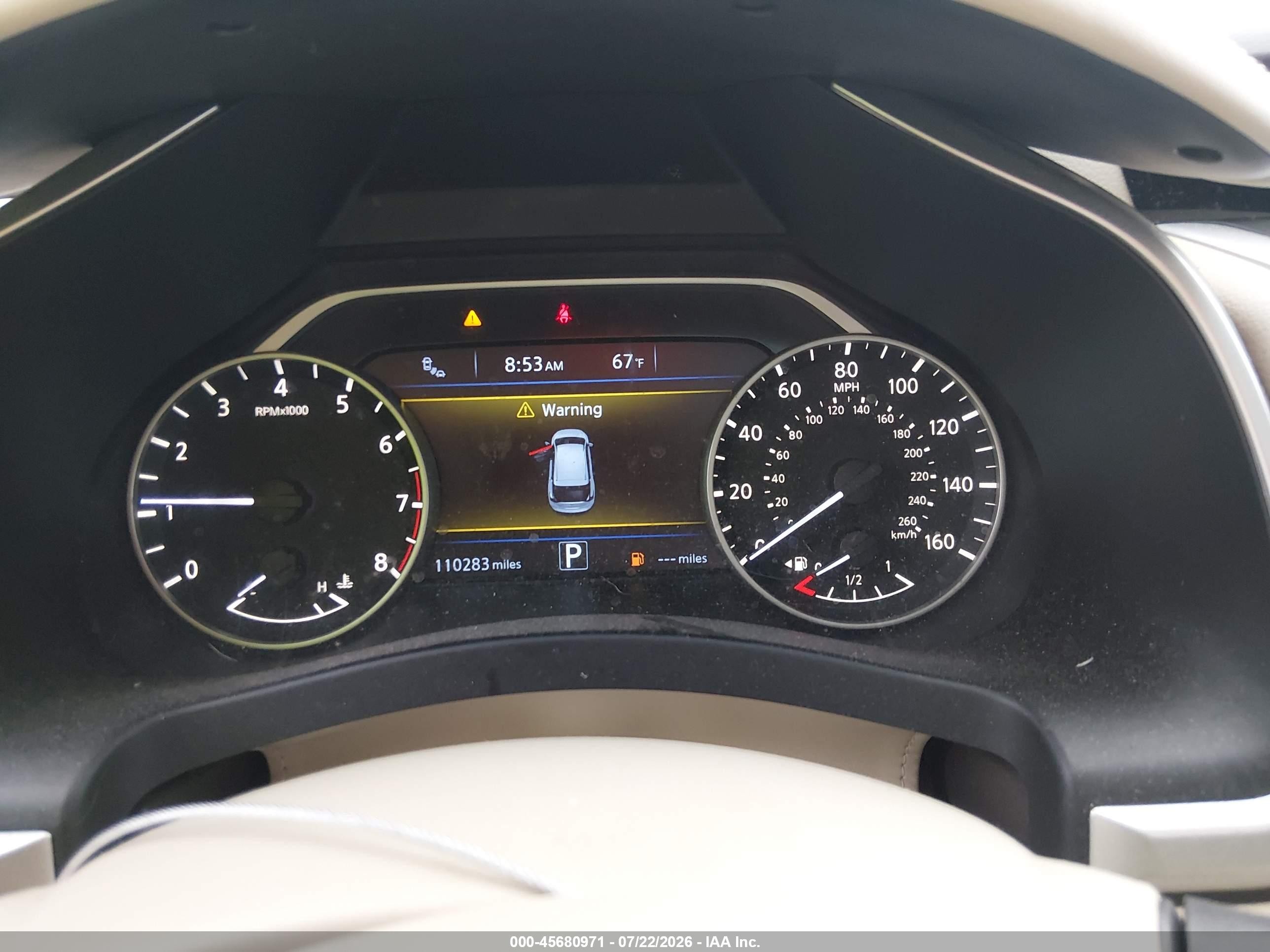 2015 Nissan Murano Platinum Белый vin: 5N1AZ2MH7FN289584