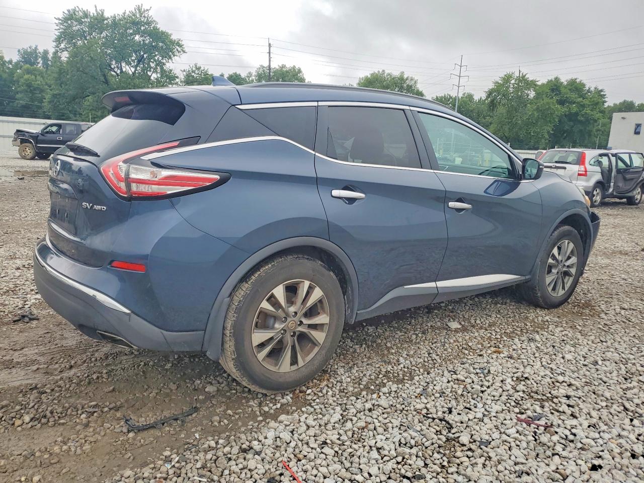 2016 Nissan Murano S Blue vin: 5N1AZ2MH7GN143316