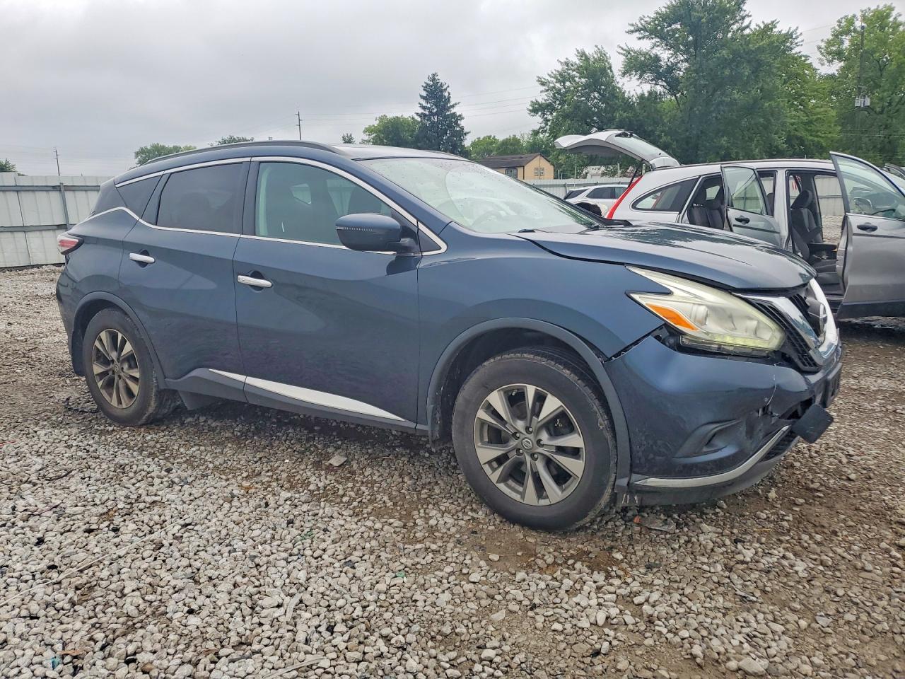 2016 Nissan Murano S Blue vin: 5N1AZ2MH7GN143316