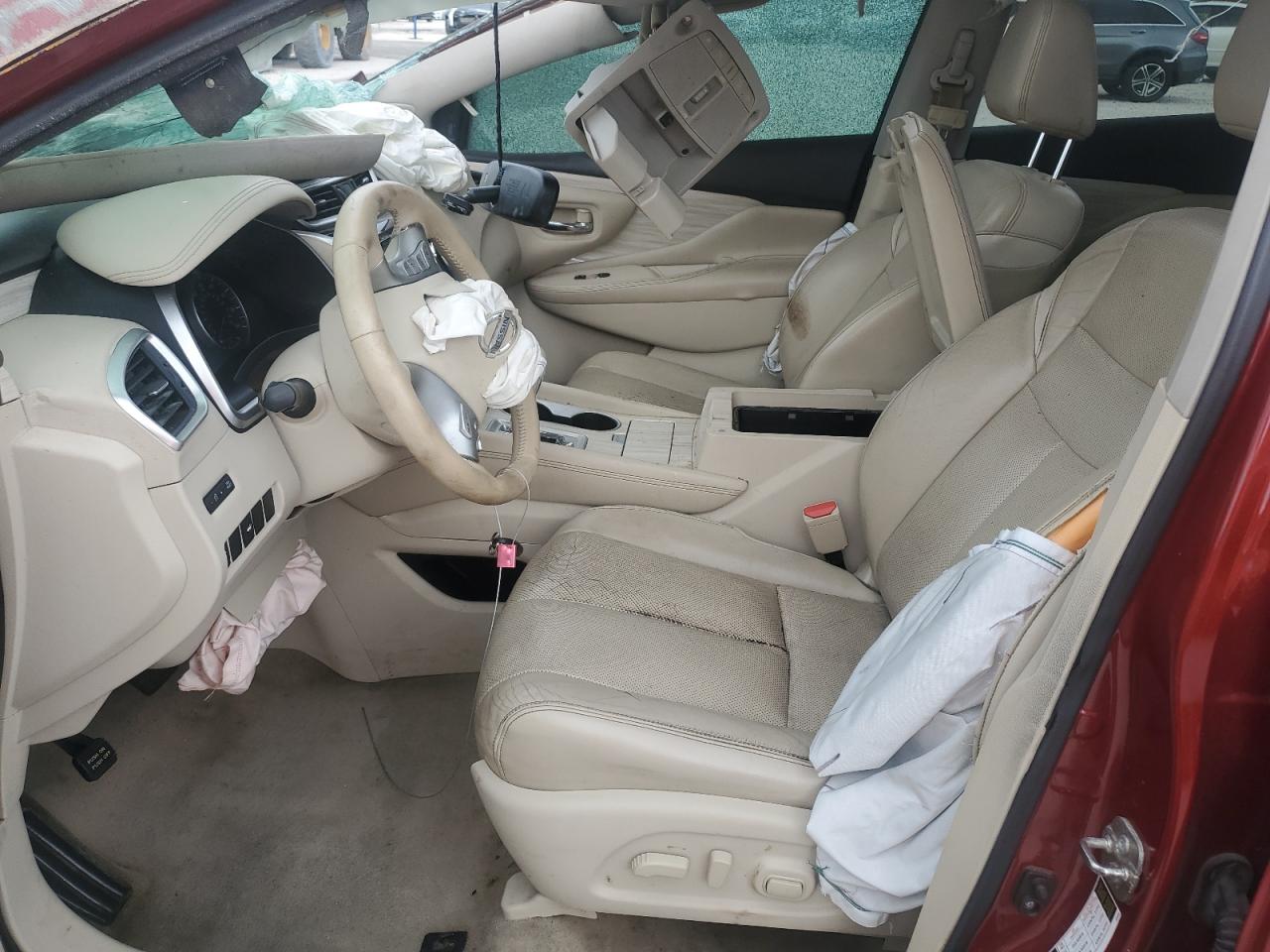 2015 Nissan Murano Sl Red vin: 5N1AZ2MH8FN203053