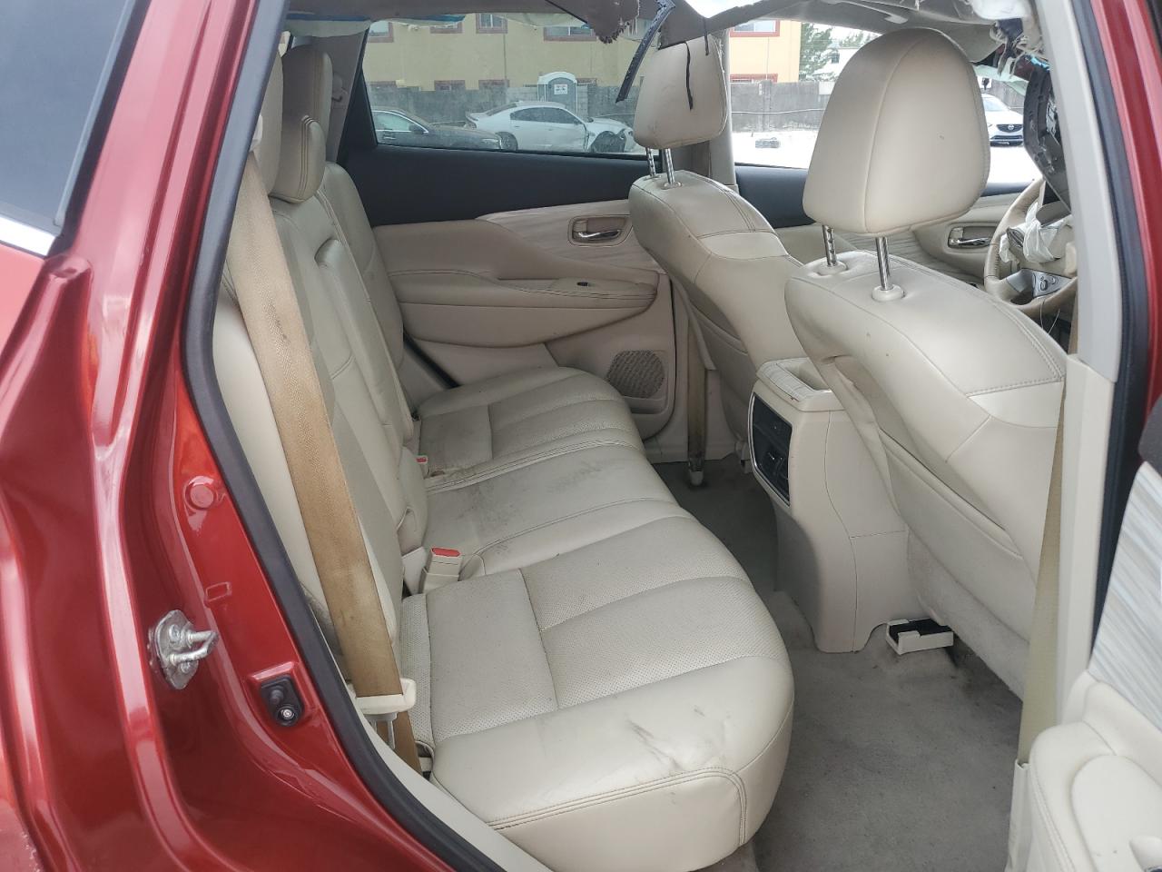 2015 Nissan Murano Sl Red vin: 5N1AZ2MH8FN203053