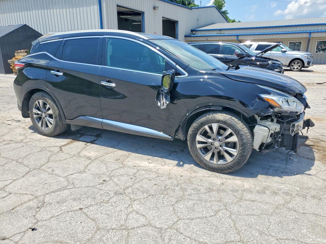 2015 Nissan Murano Sl Black vin: 5N1AZ2MH8FN203831