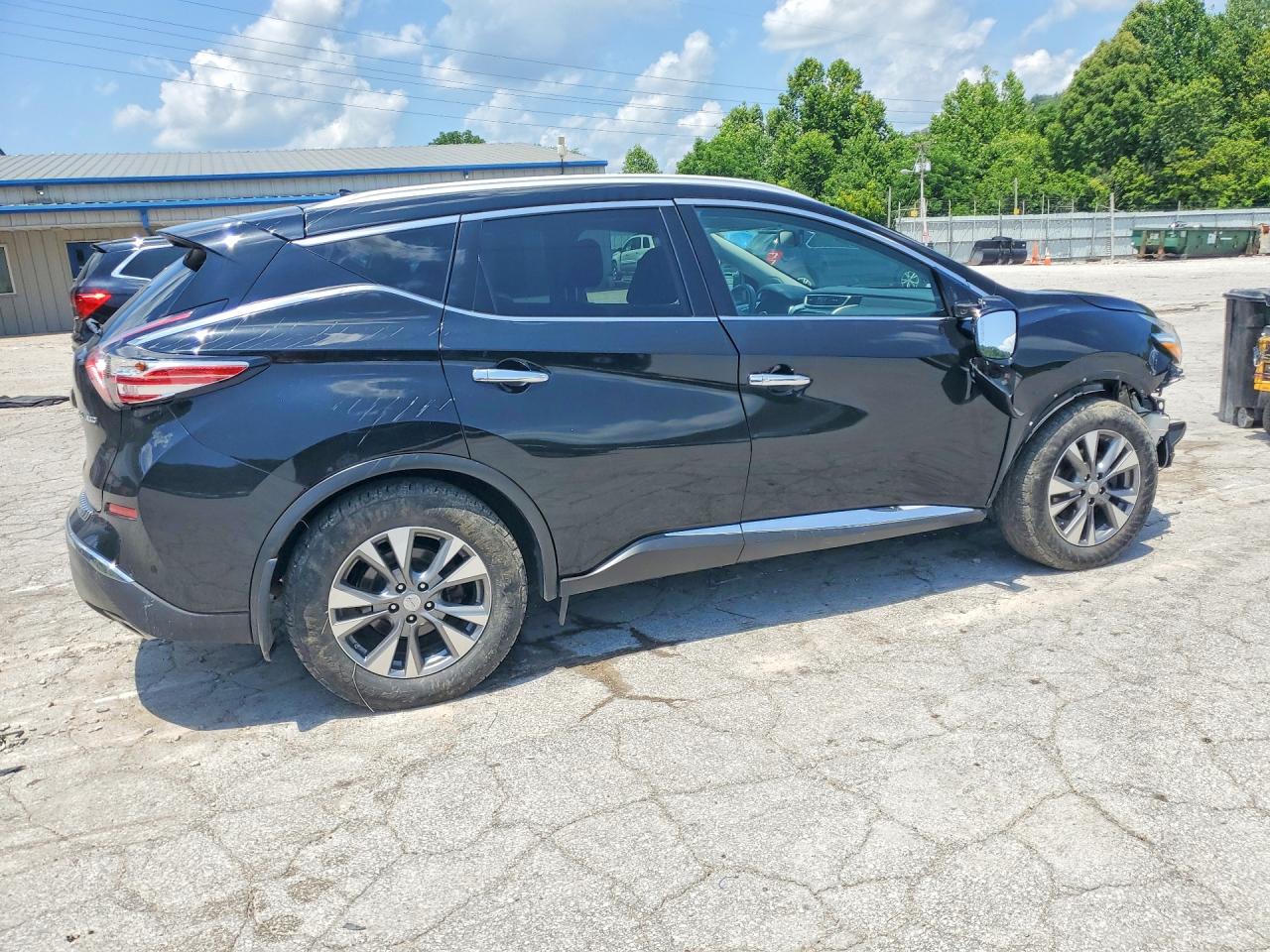 2015 Nissan Murano Sl Black vin: 5N1AZ2MH8FN203831
