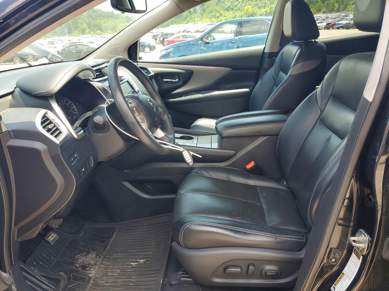 2015 Nissan Murano Sl Black vin: 5N1AZ2MH8FN203831