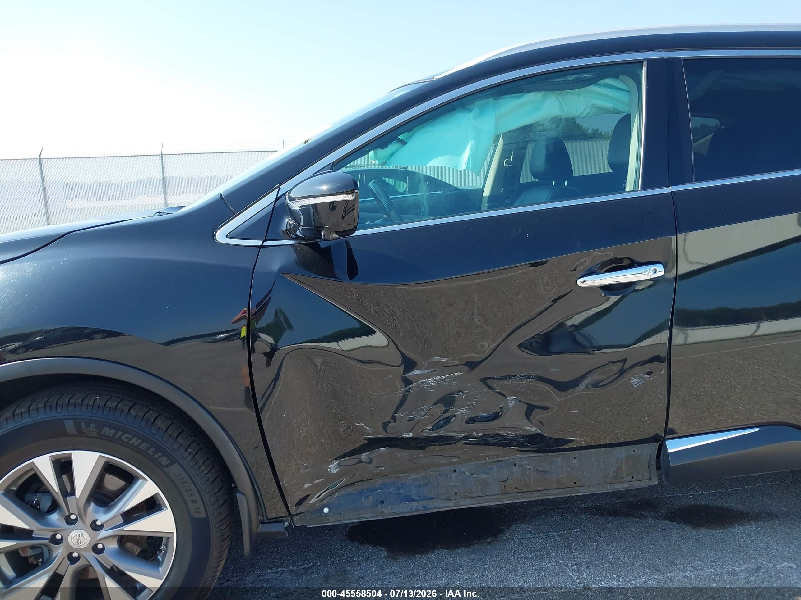 2015 Nissan Murano Sl Black vin: 5N1AZ2MH8FN204719