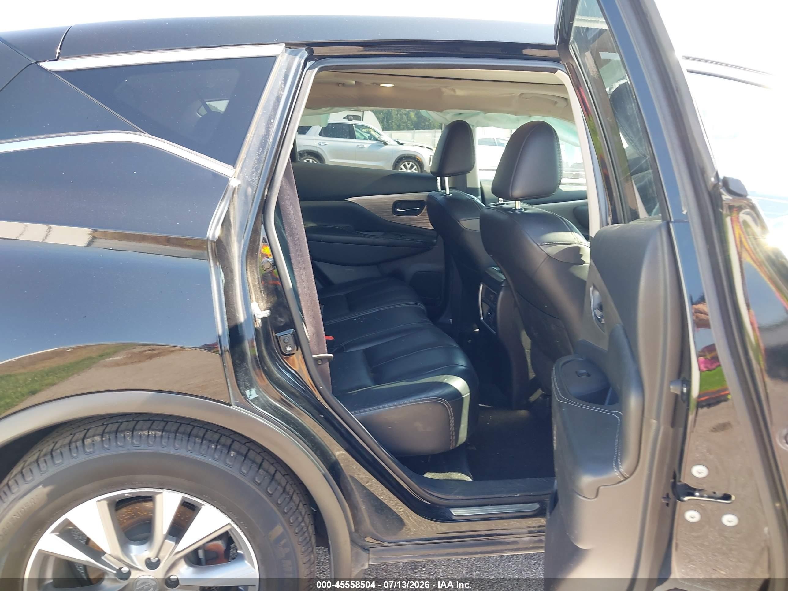 2015 Nissan Murano Sl Black vin: 5N1AZ2MH8FN204719