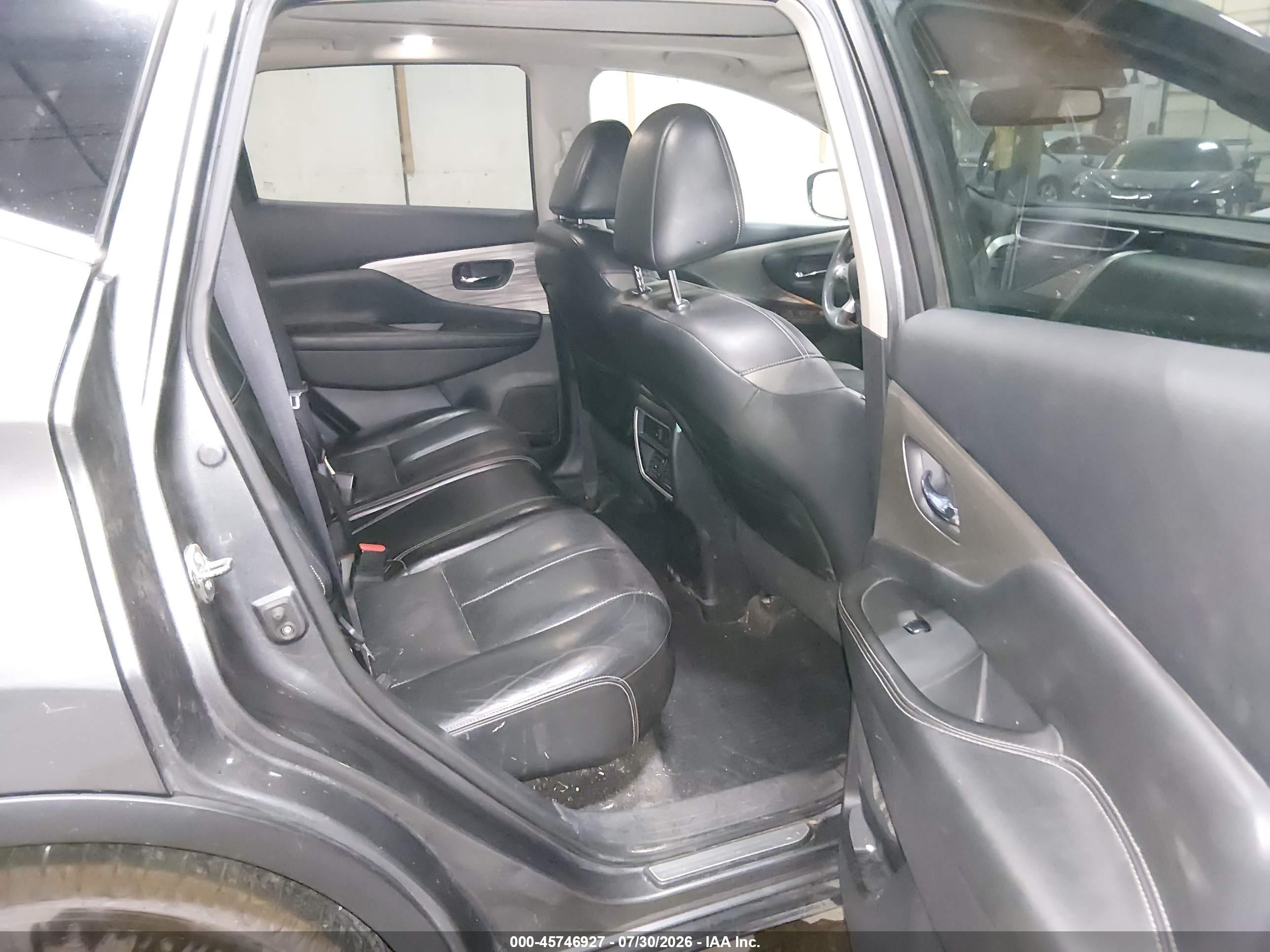 2015 Nissan Murano Sl Gray vin: 5N1AZ2MH8FN225697
