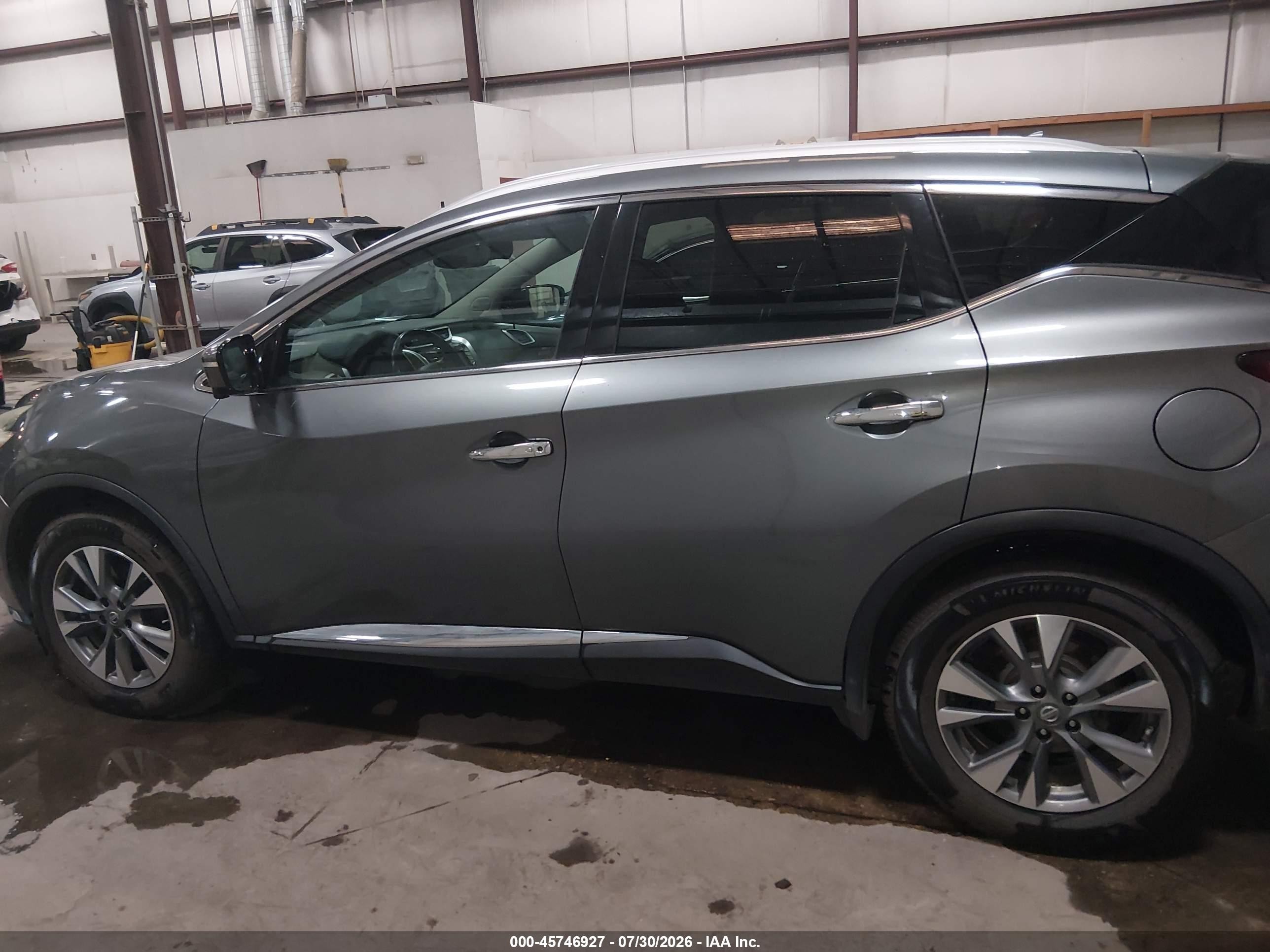 2015 Nissan Murano Sl Gray vin: 5N1AZ2MH8FN225697
