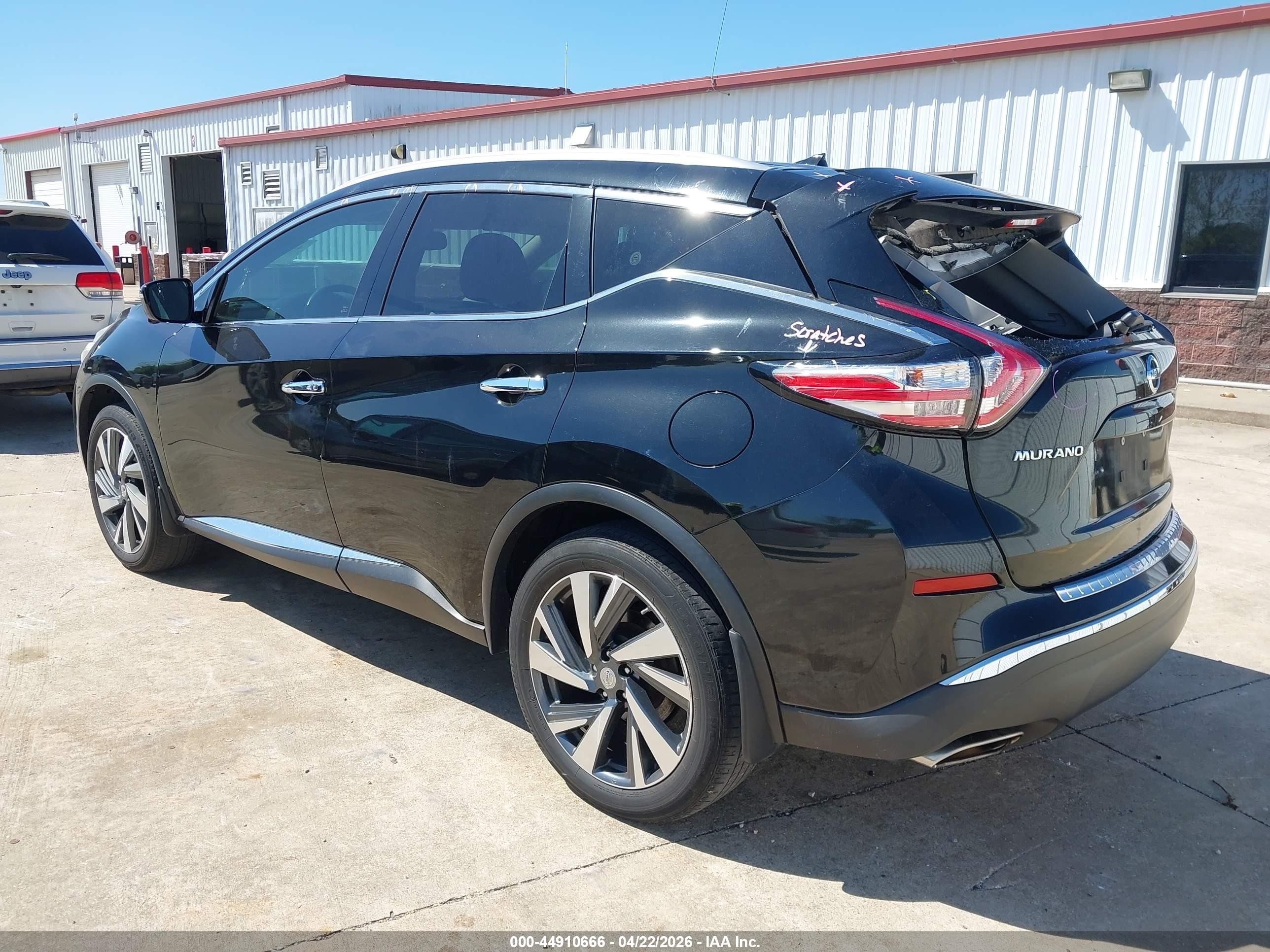 2015 Nissan Murano Platinum Black vin: 5N1AZ2MH8FN230401