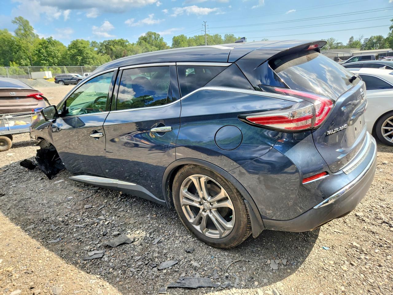 2015 Nissan Murano Platinum Blue vin: 5N1AZ2MH8FN240832