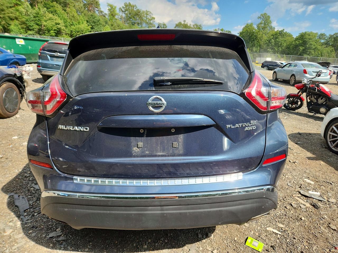 2015 Nissan Murano Platinum Blue vin: 5N1AZ2MH8FN240832