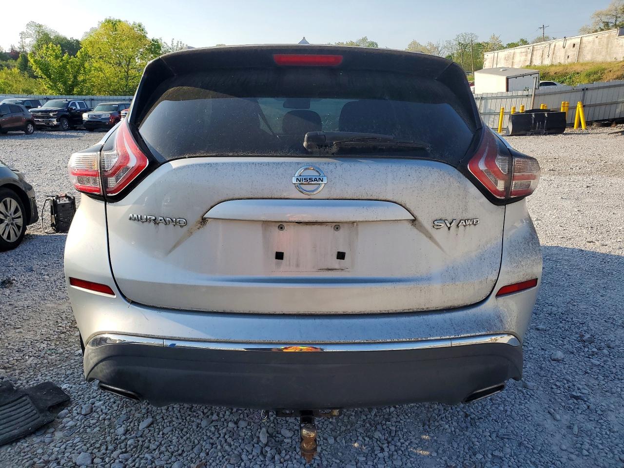 2015 Nissan Murano Sv Серый vin: 5N1AZ2MH8FN242113