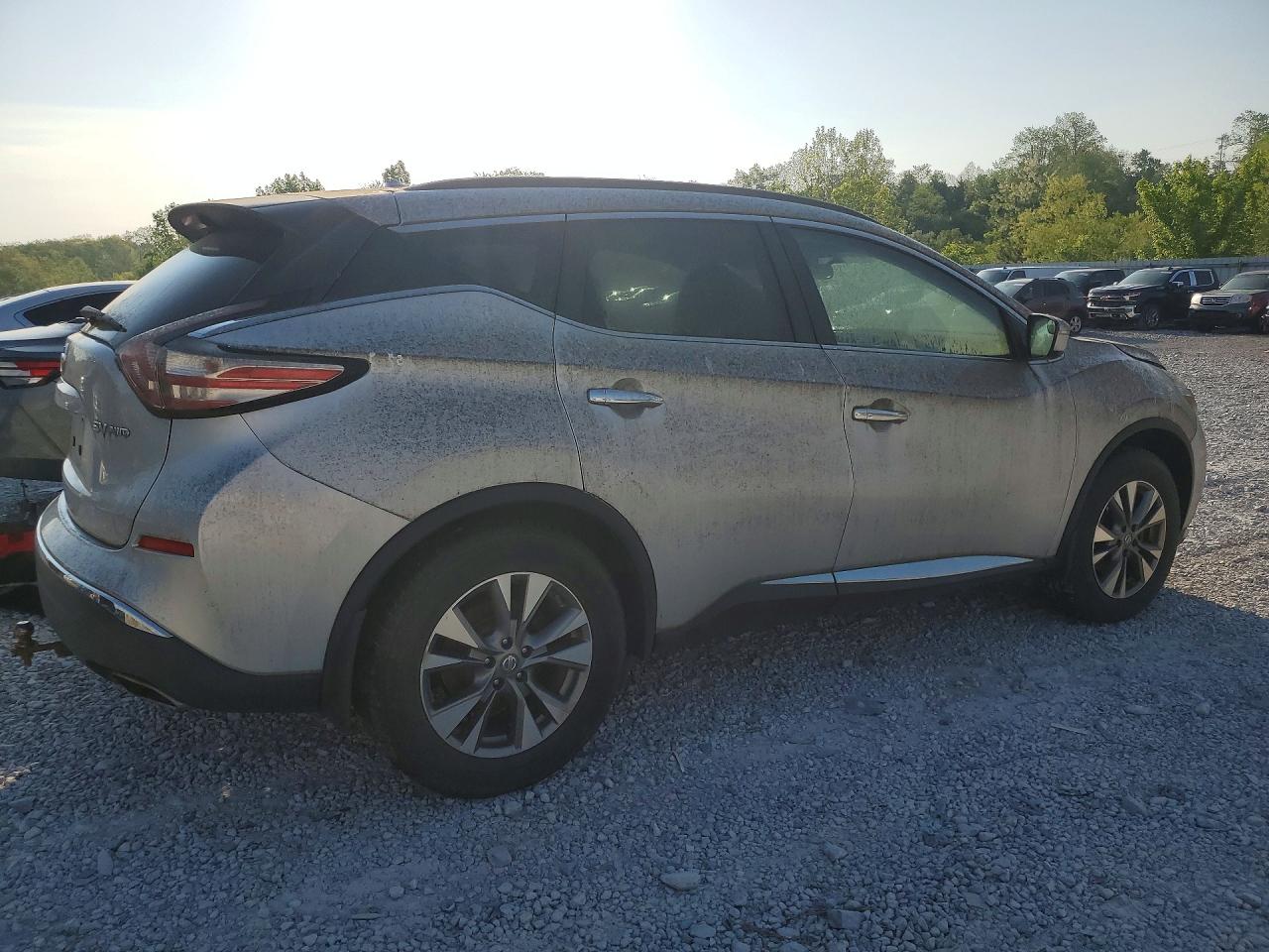 2015 Nissan Murano Sv Серый vin: 5N1AZ2MH8FN242113