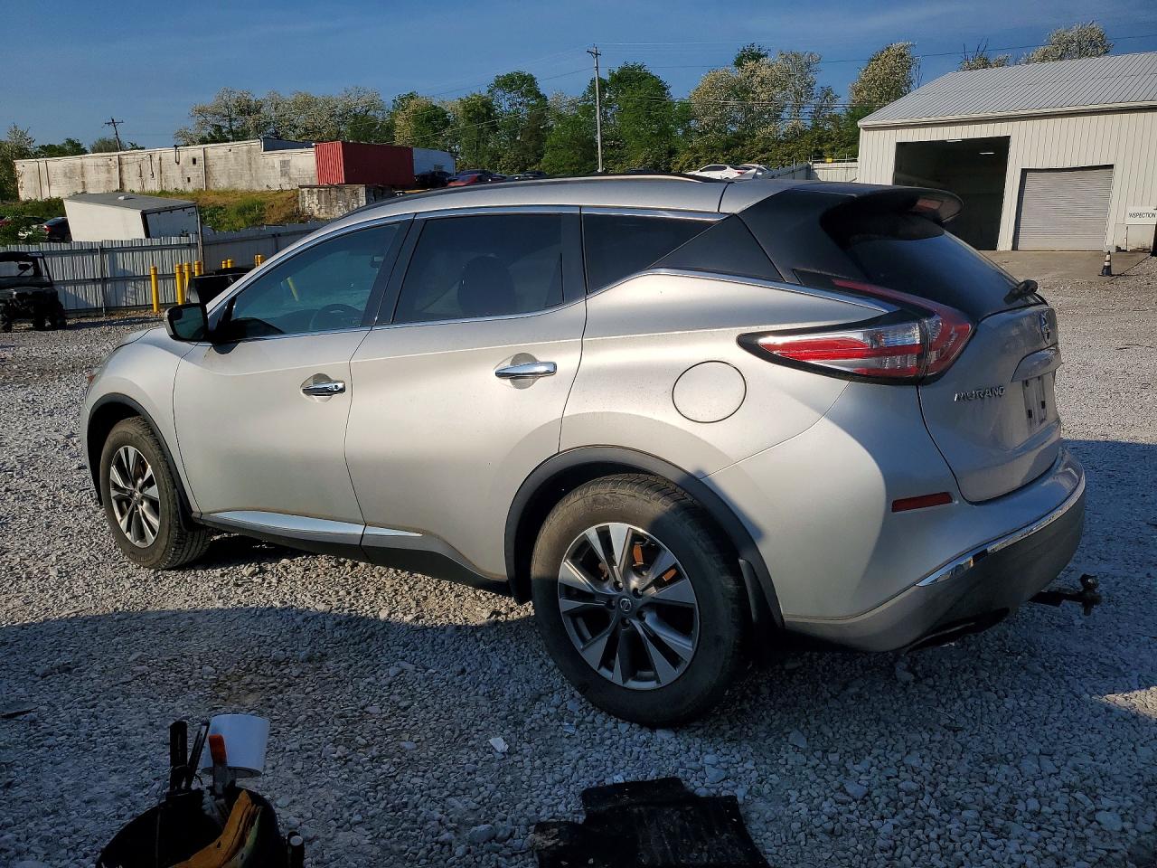 2015 Nissan Murano Sv Серый vin: 5N1AZ2MH8FN242113
