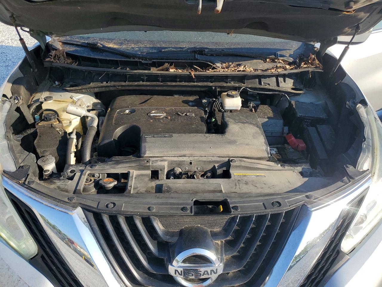 2015 Nissan Murano Sv Серый vin: 5N1AZ2MH8FN242113