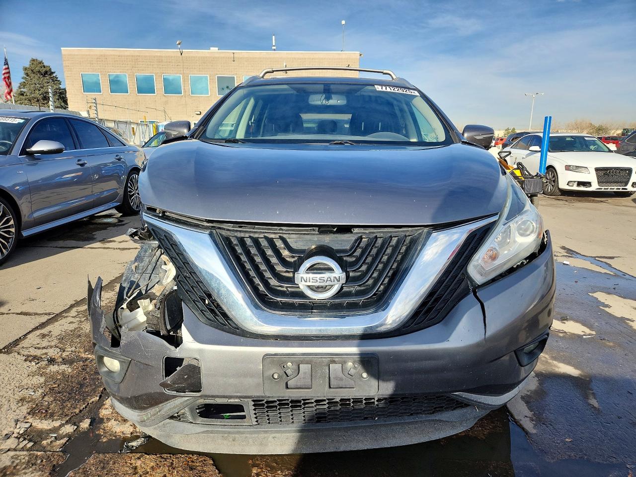 2015 Nissan Murano Sl Gray vin: 5N1AZ2MH8FN264922