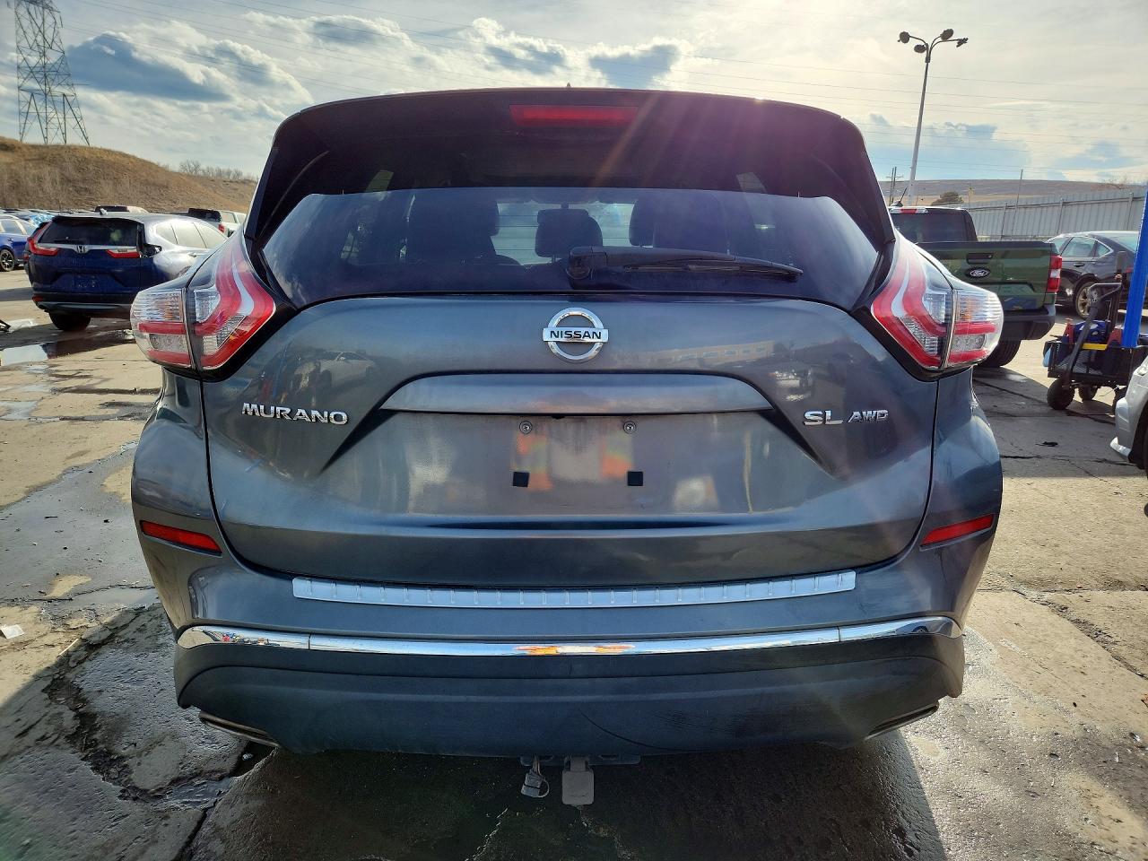2015 Nissan Murano Sl Gray vin: 5N1AZ2MH8FN264922