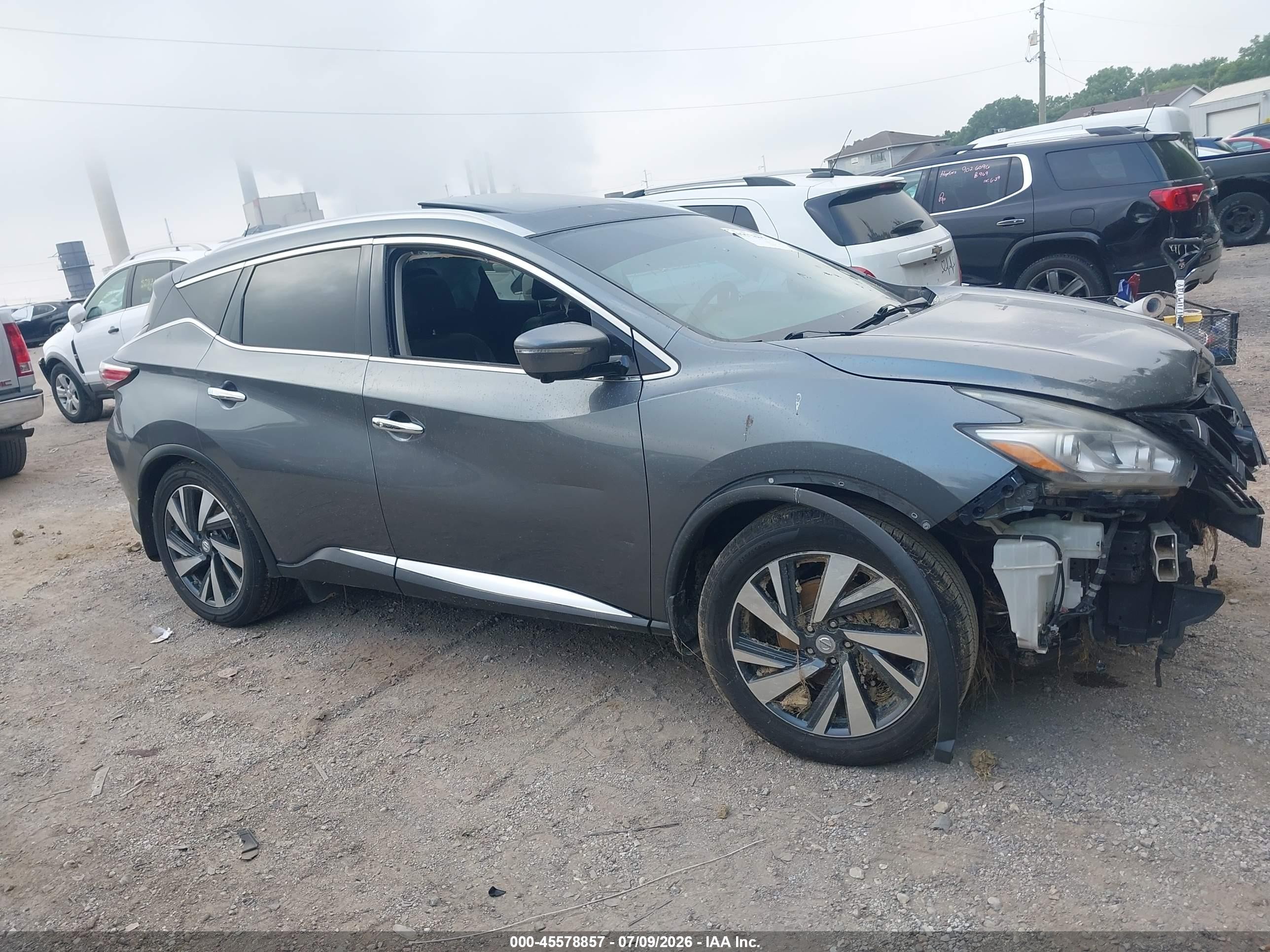 2015 Nissan Murano Platinum Gray vin: 5N1AZ2MH8FN272020