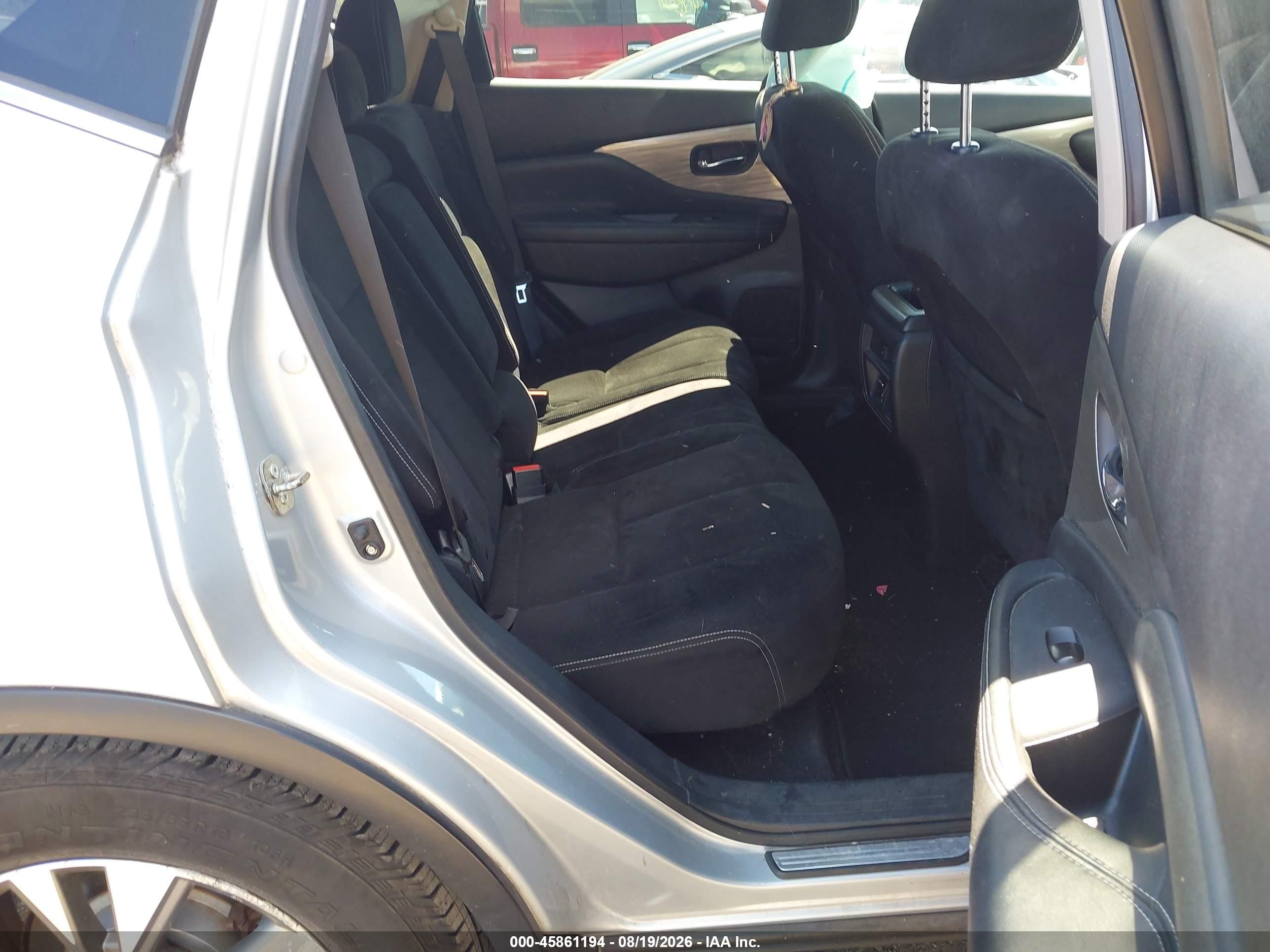 2015 Nissan Murano S Silver vin: 5N1AZ2MH8FN281879