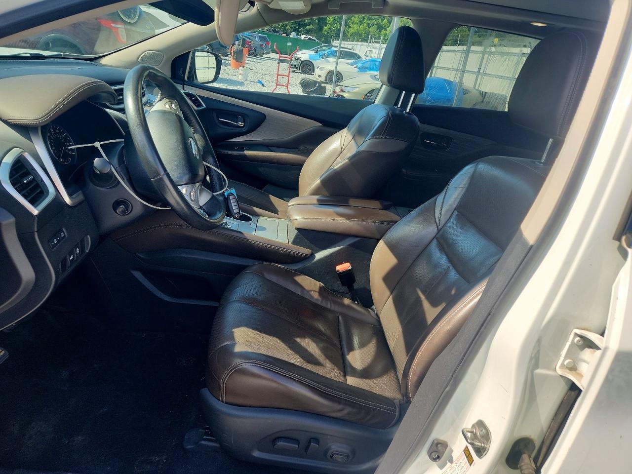 2015 Nissan Murano Platinum White vin: 5N1AZ2MH8FN283096