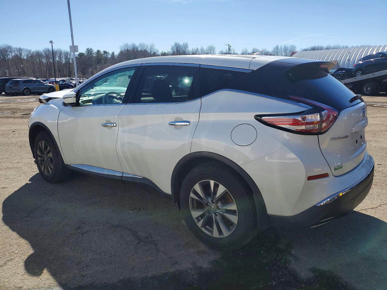 2015 Nissan Murano S White vin: 5N1AZ2MH8FN284166