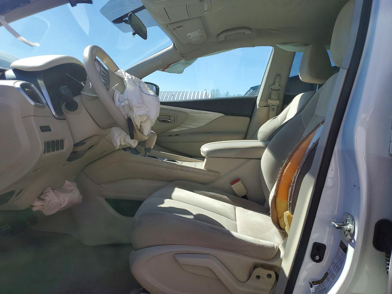 2015 Nissan Murano S White vin: 5N1AZ2MH8FN284166