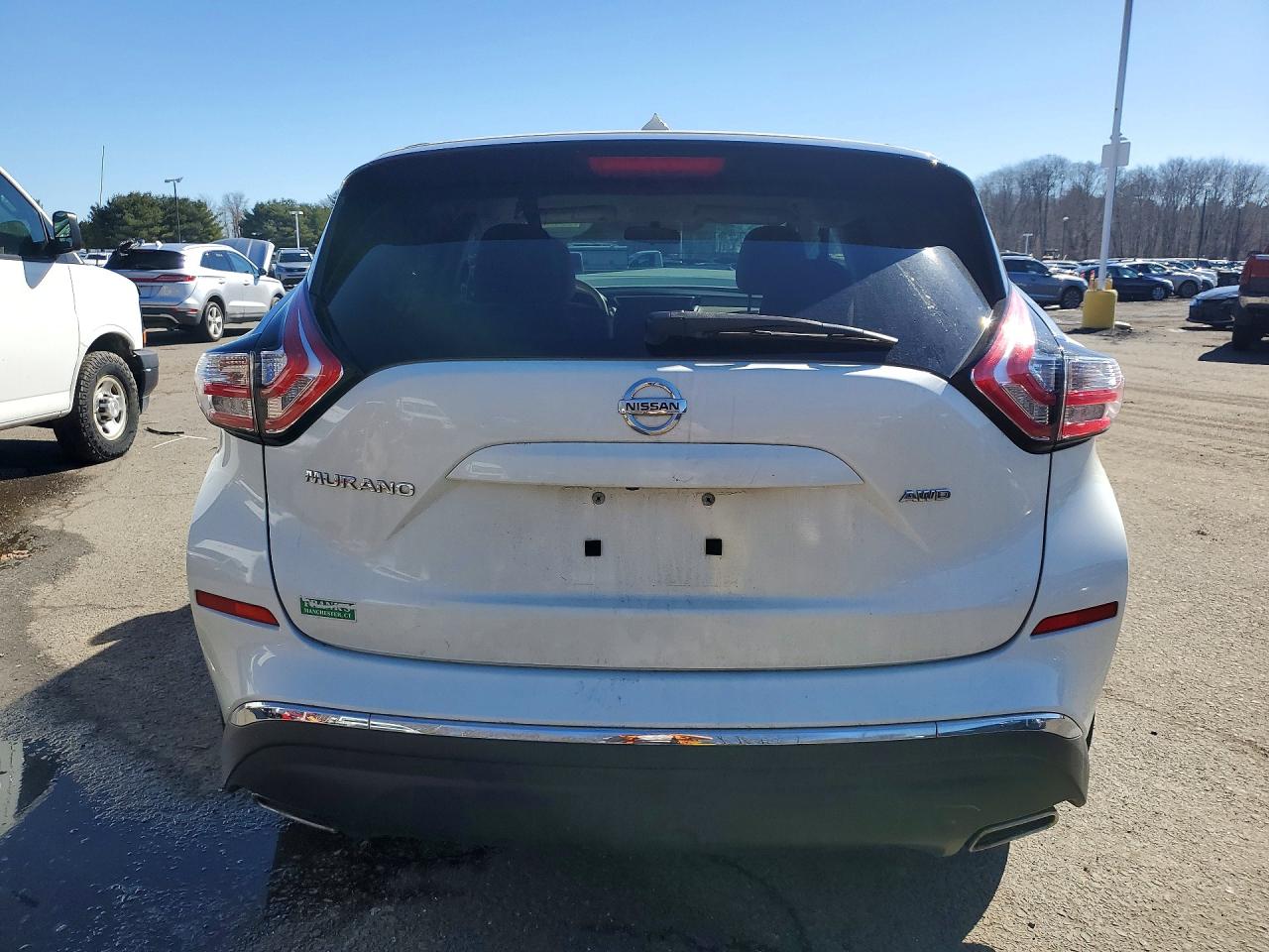 2015 Nissan Murano S White vin: 5N1AZ2MH8FN284166
