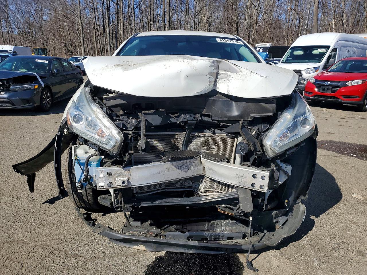 2015 Nissan Murano S White vin: 5N1AZ2MH8FN284166