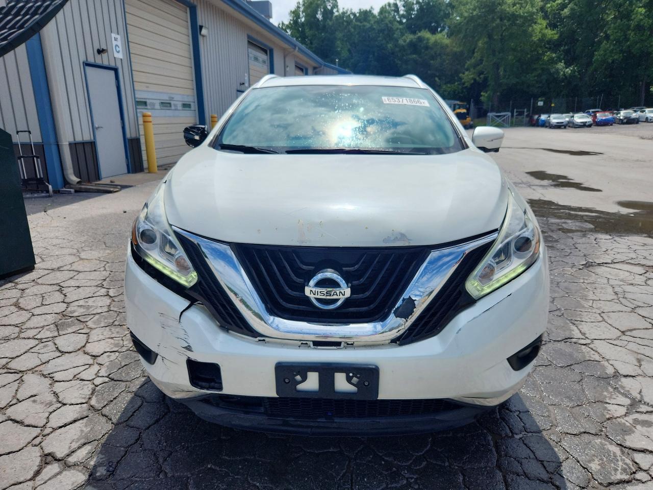 2015 Nissan Murano Platinum White vin: 5N1AZ2MH8FN284250