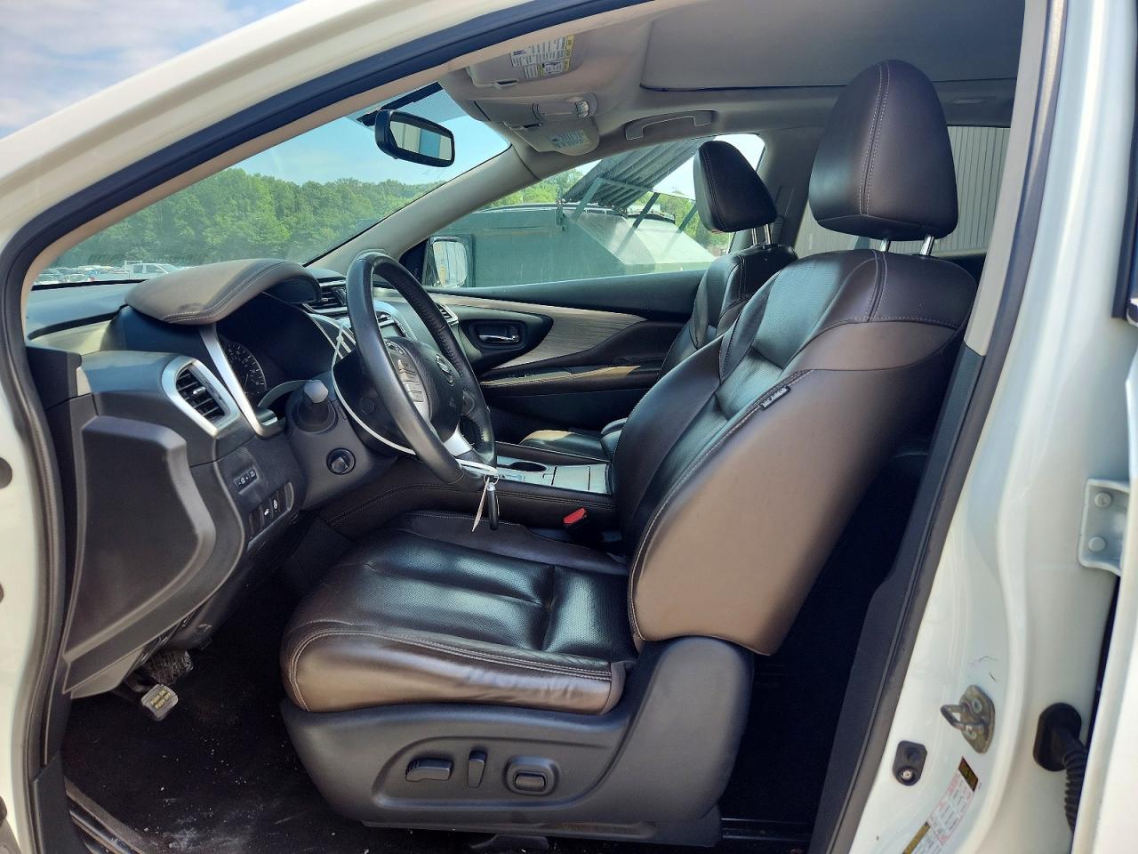 2015 Nissan Murano Platinum White vin: 5N1AZ2MH8FN284250