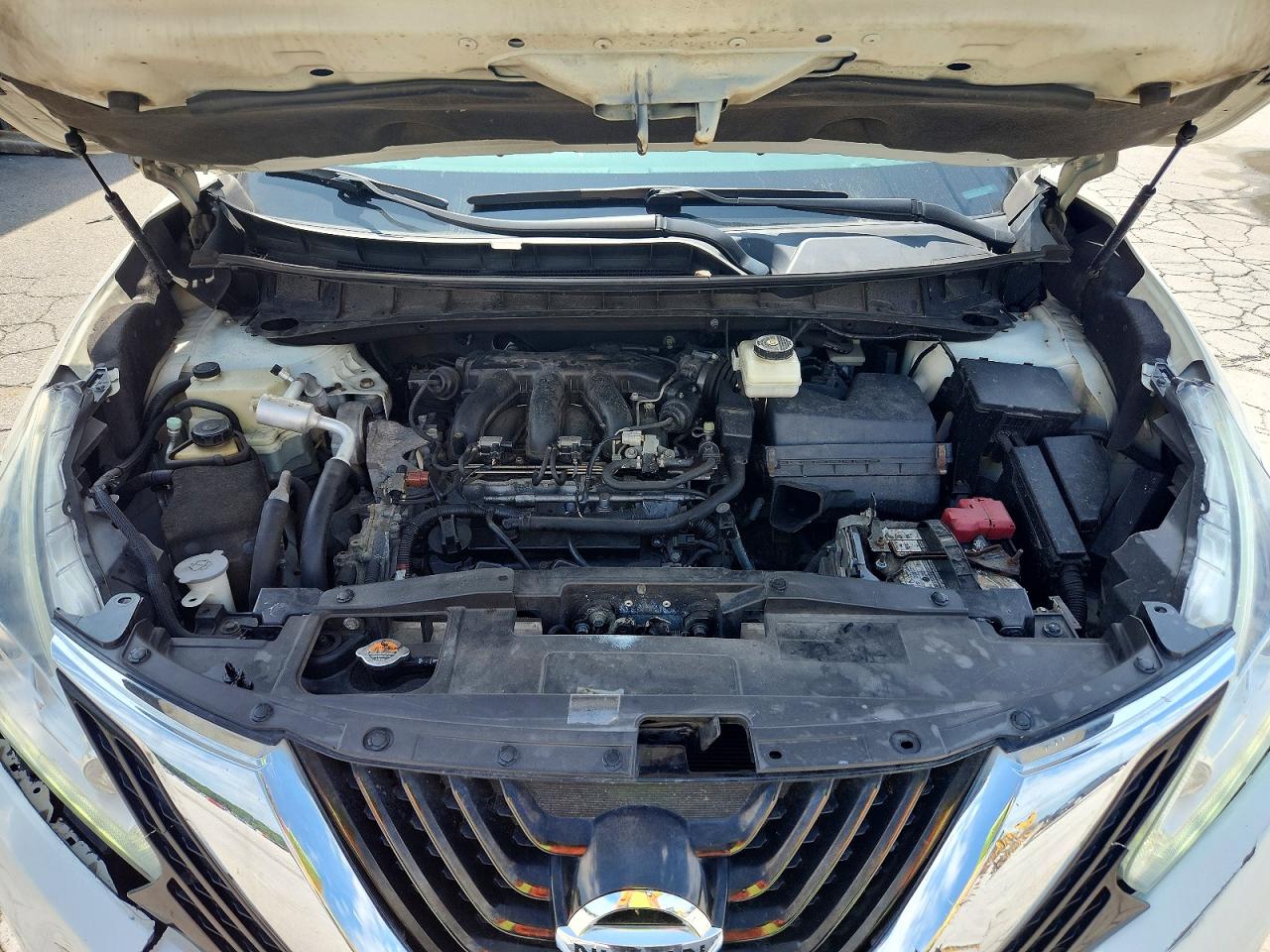 2015 Nissan Murano Platinum White vin: 5N1AZ2MH8FN284250