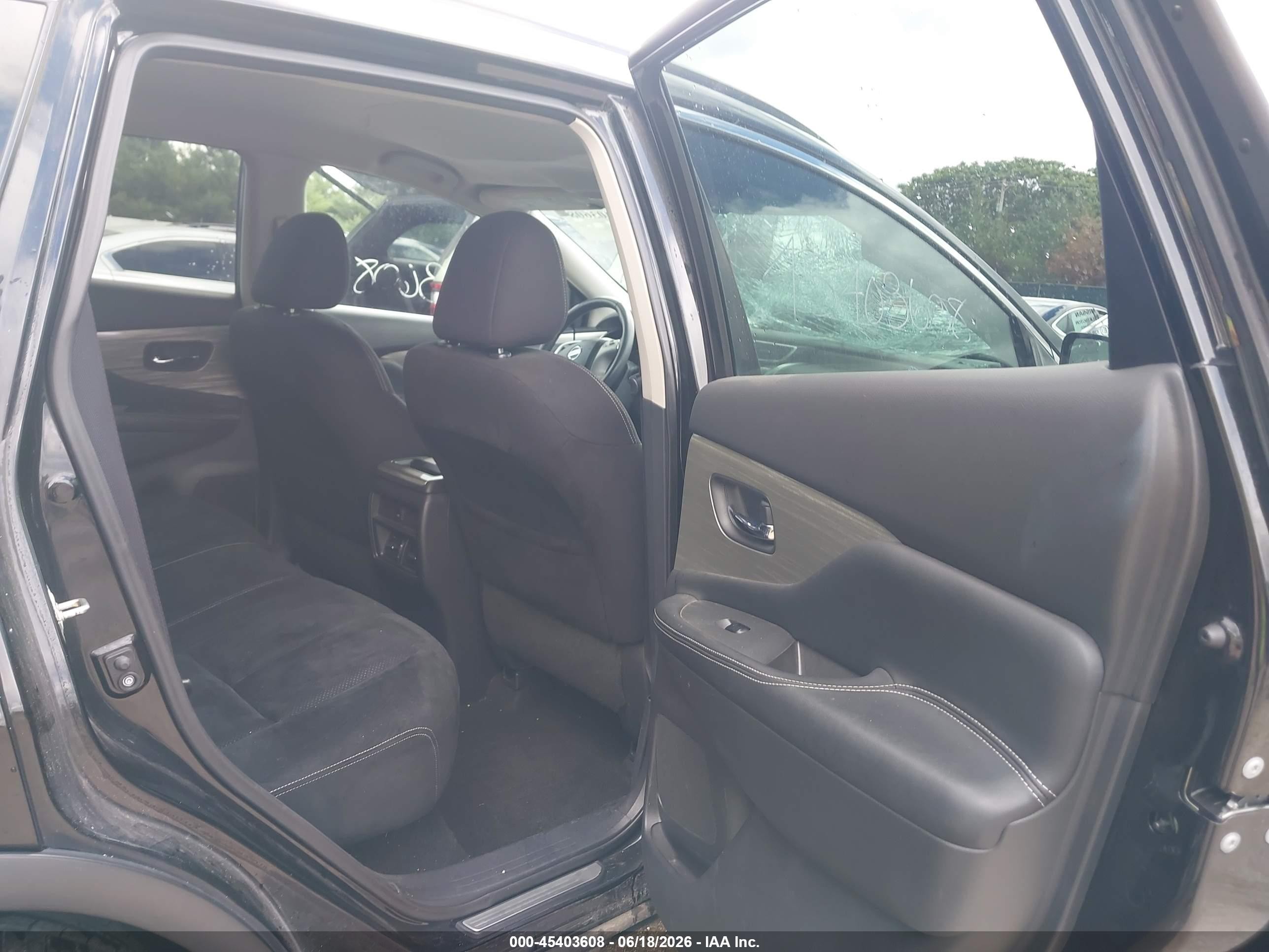 2015 Nissan Murano Sv Black vin: 5N1AZ2MH8FN290548