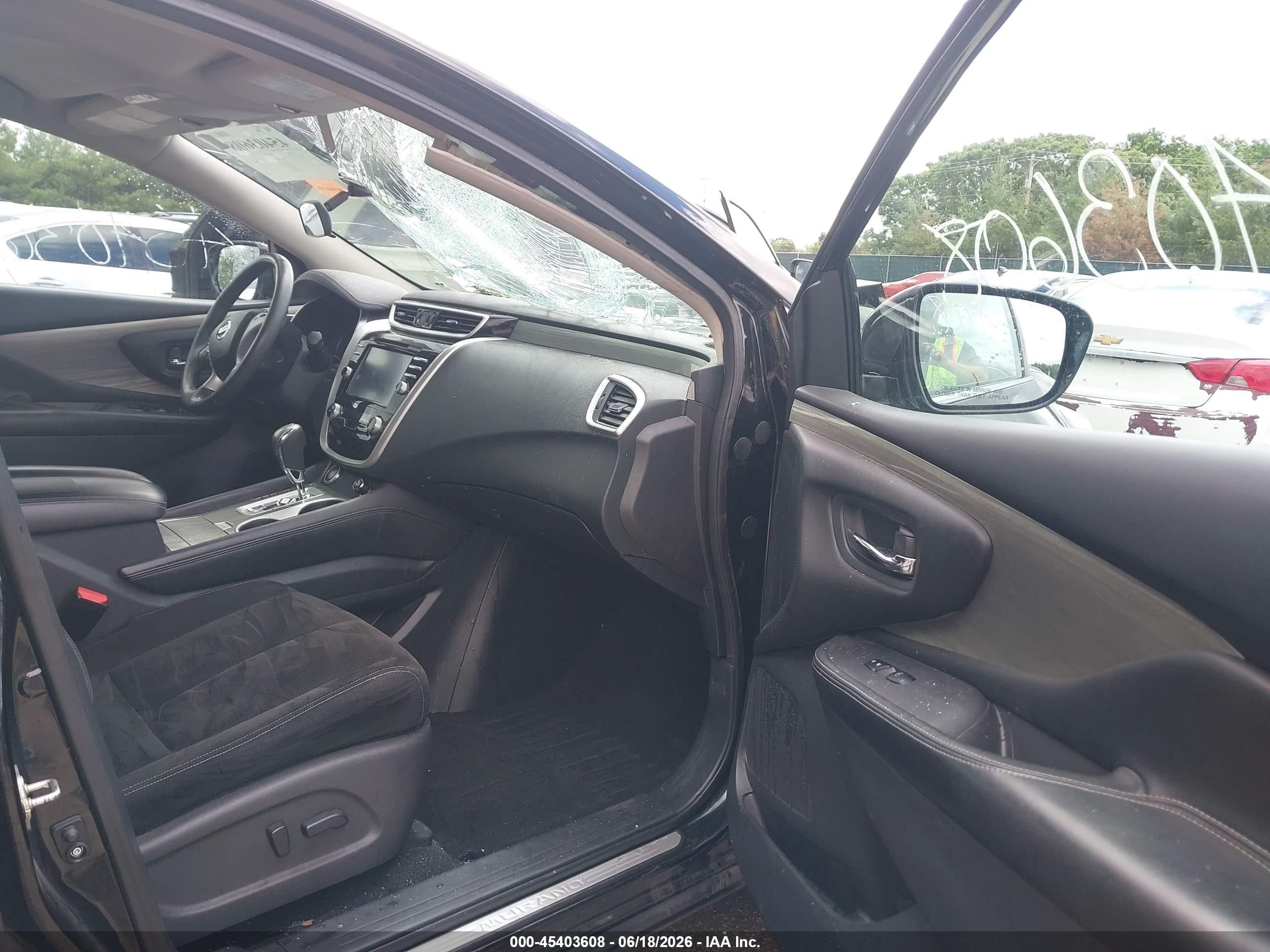 2015 Nissan Murano Sv Black vin: 5N1AZ2MH8FN290548